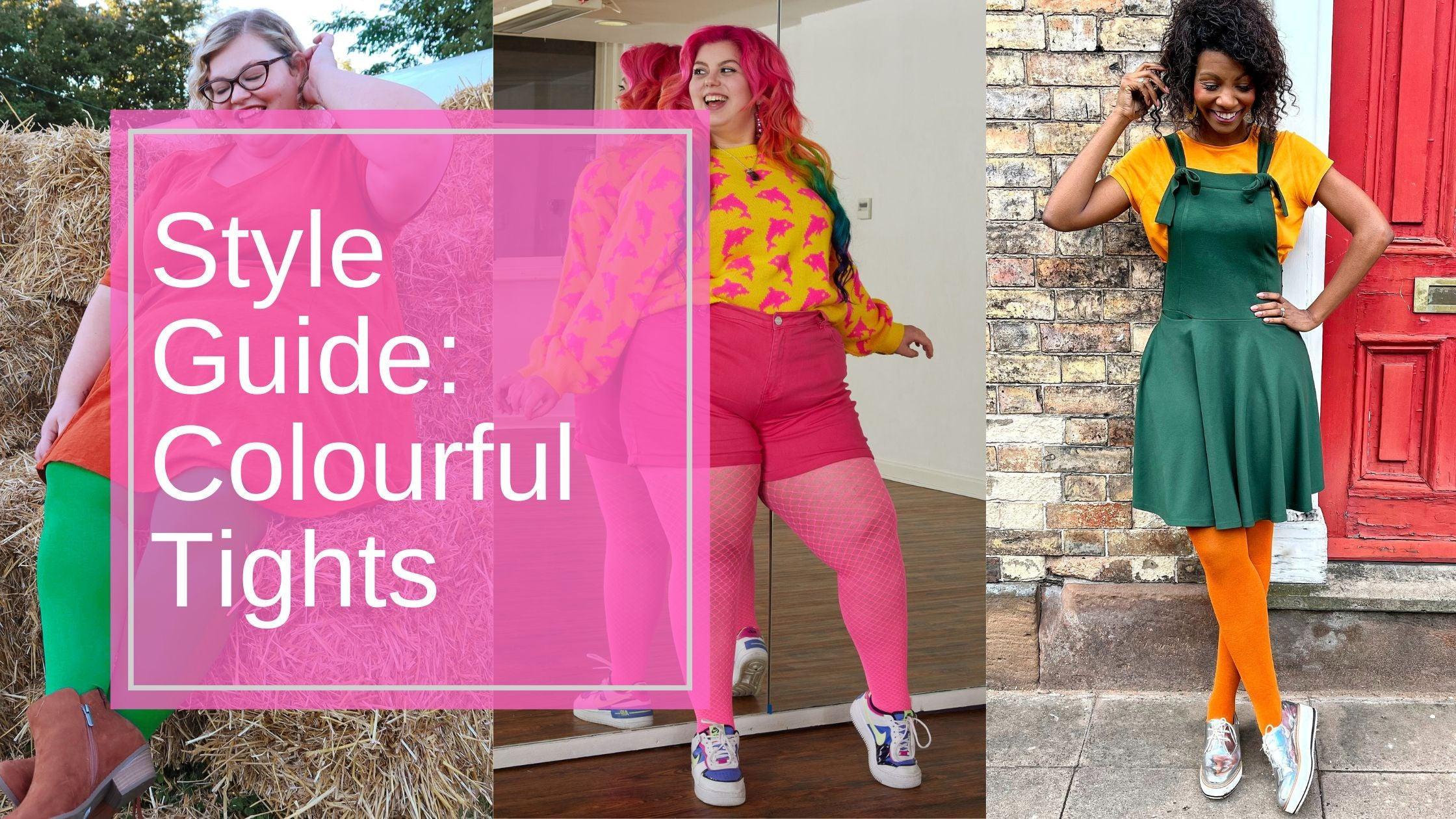 How to Wear Coloured Tights the right way - UK Tights Blog