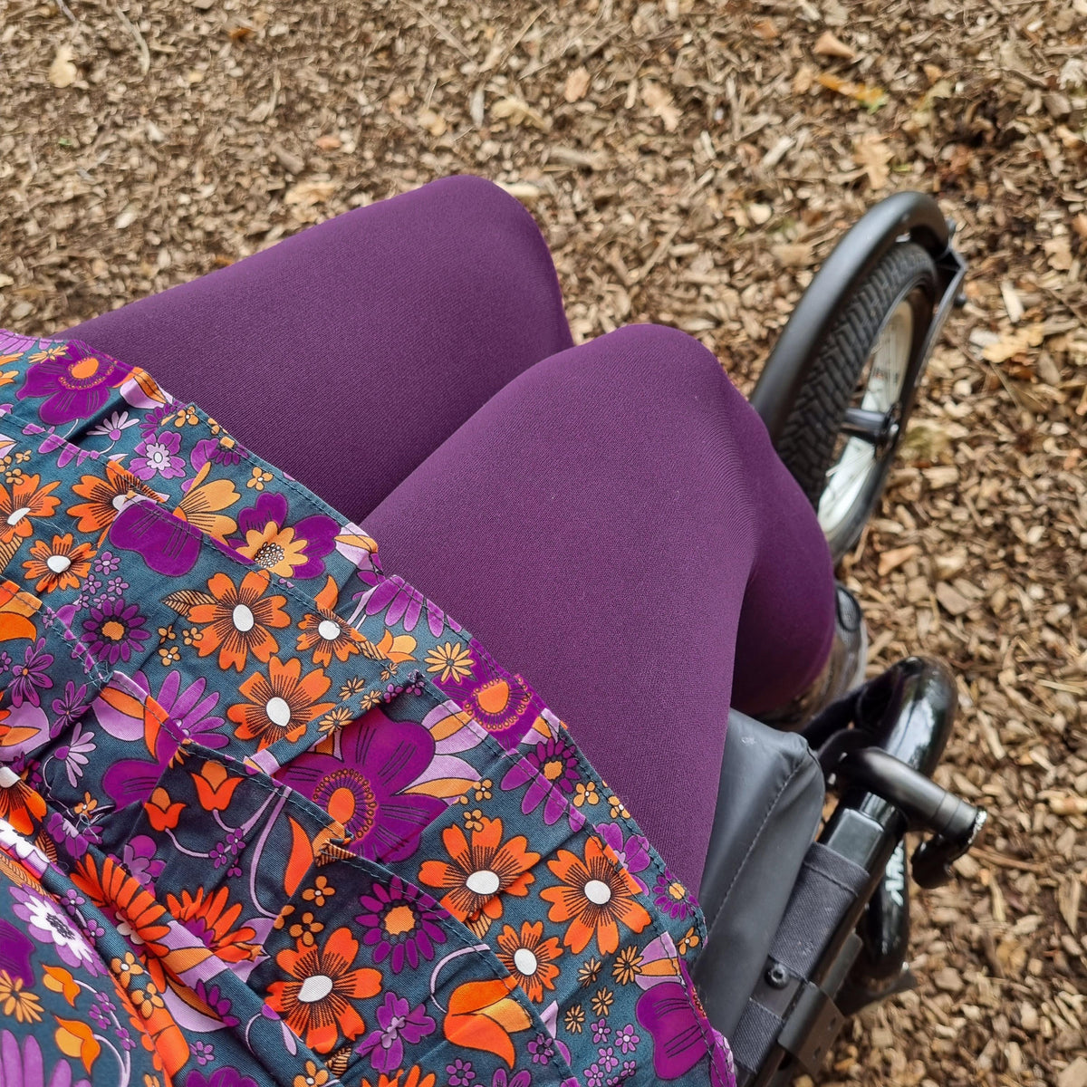 120 Denier Tights - Plum - Snag