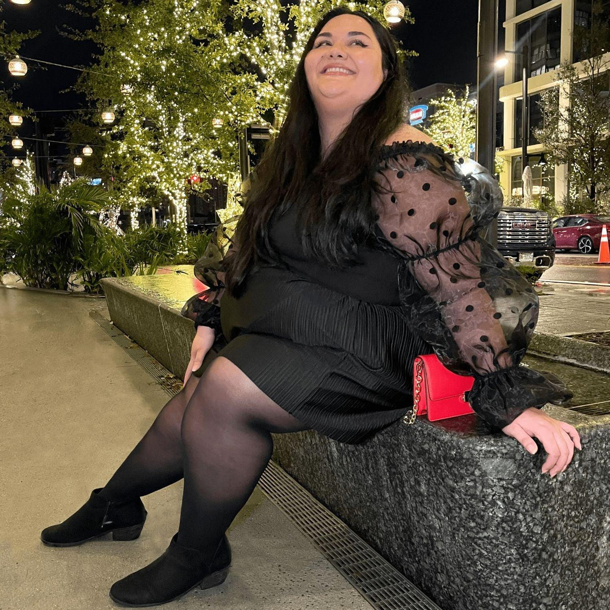 30 Denier Sheer Tights - Liquorice Black