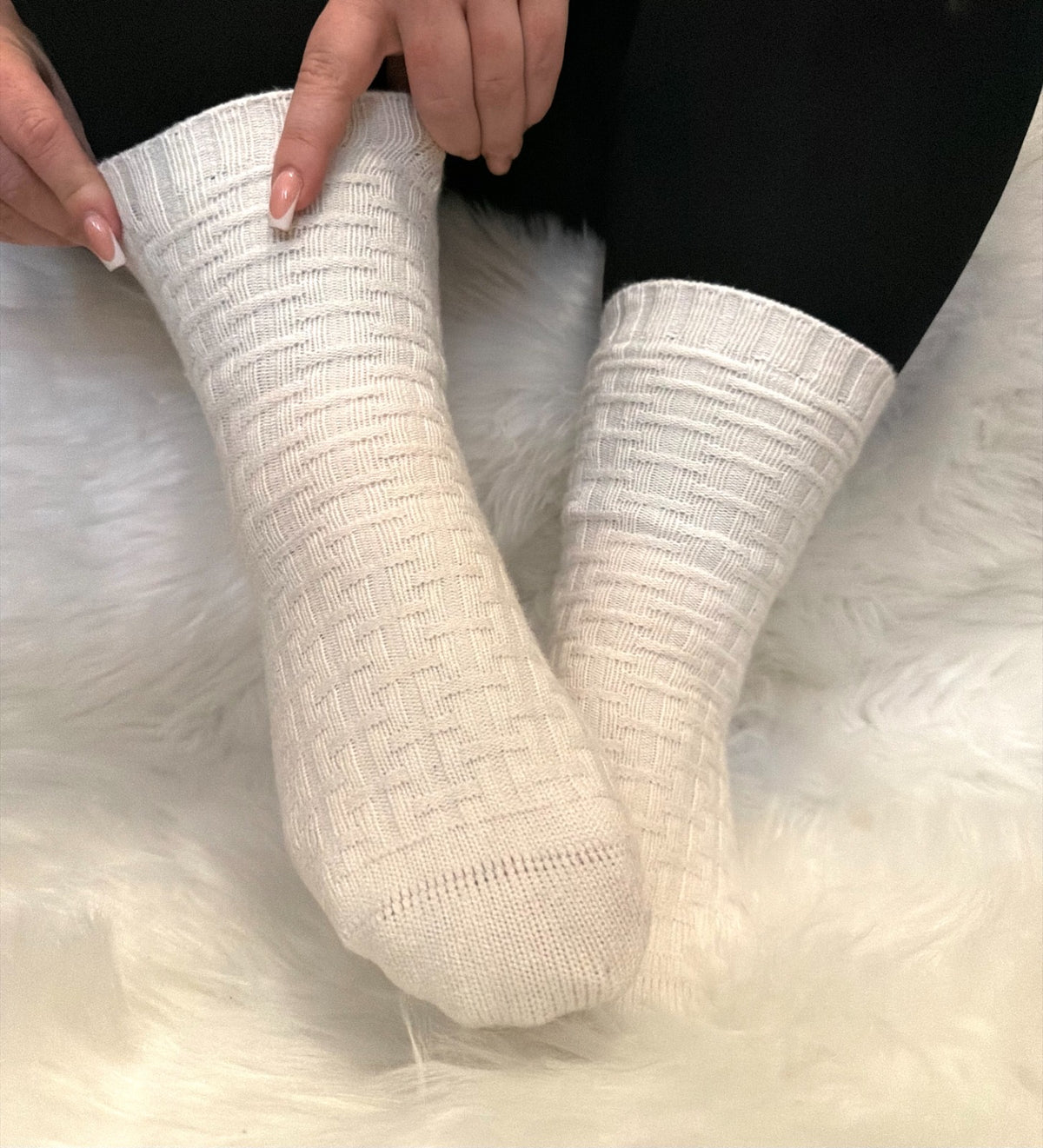 Everyday Crew Socks - 5 Pairs in White