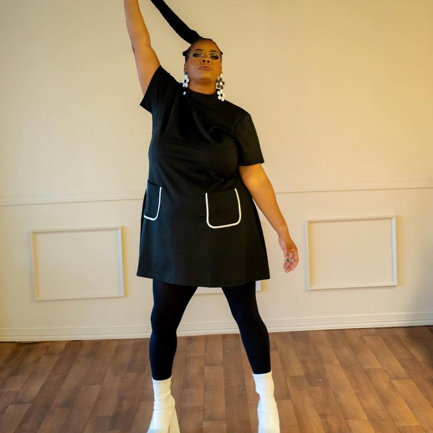 80 Denier Tights - Black - Snag