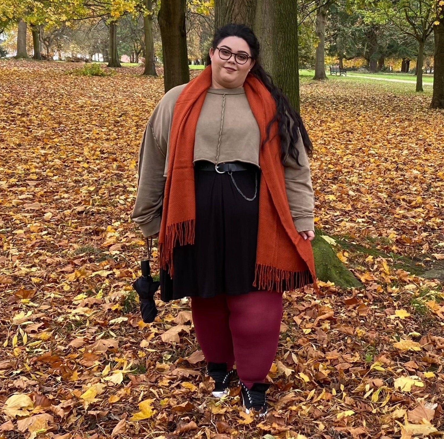 80 Denier Tights - Burgundy - Snag