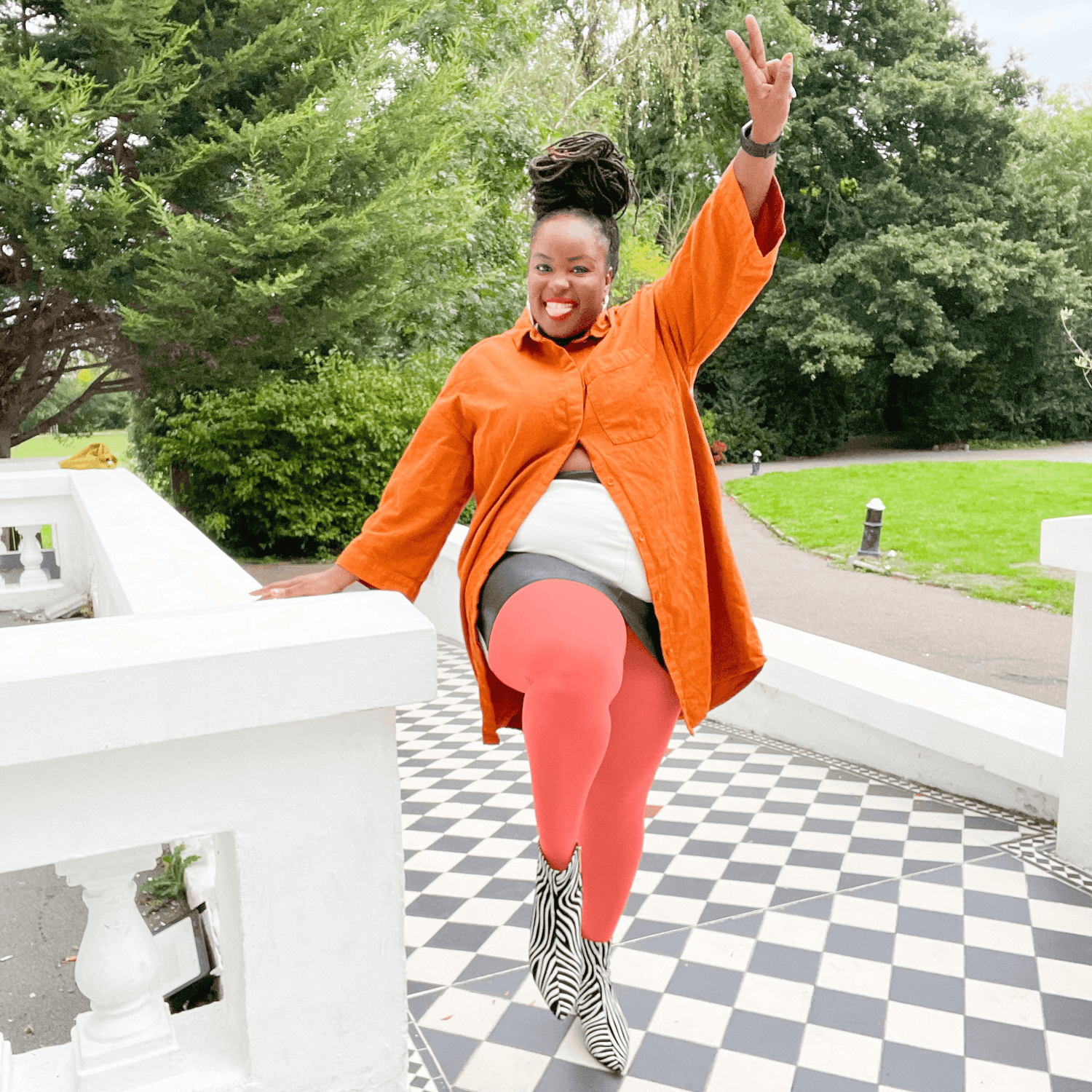 80 Denier Tights - Peach Party - Snag