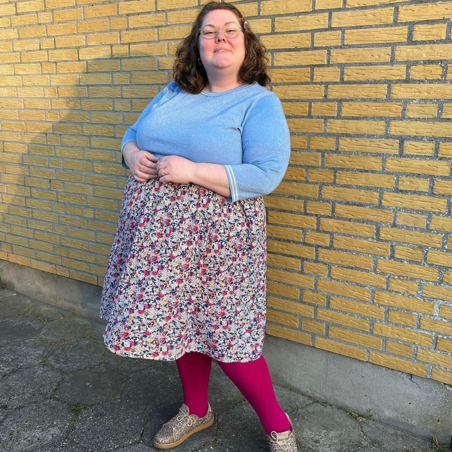 80 Denier Tights - Raspberry Pie - Snag