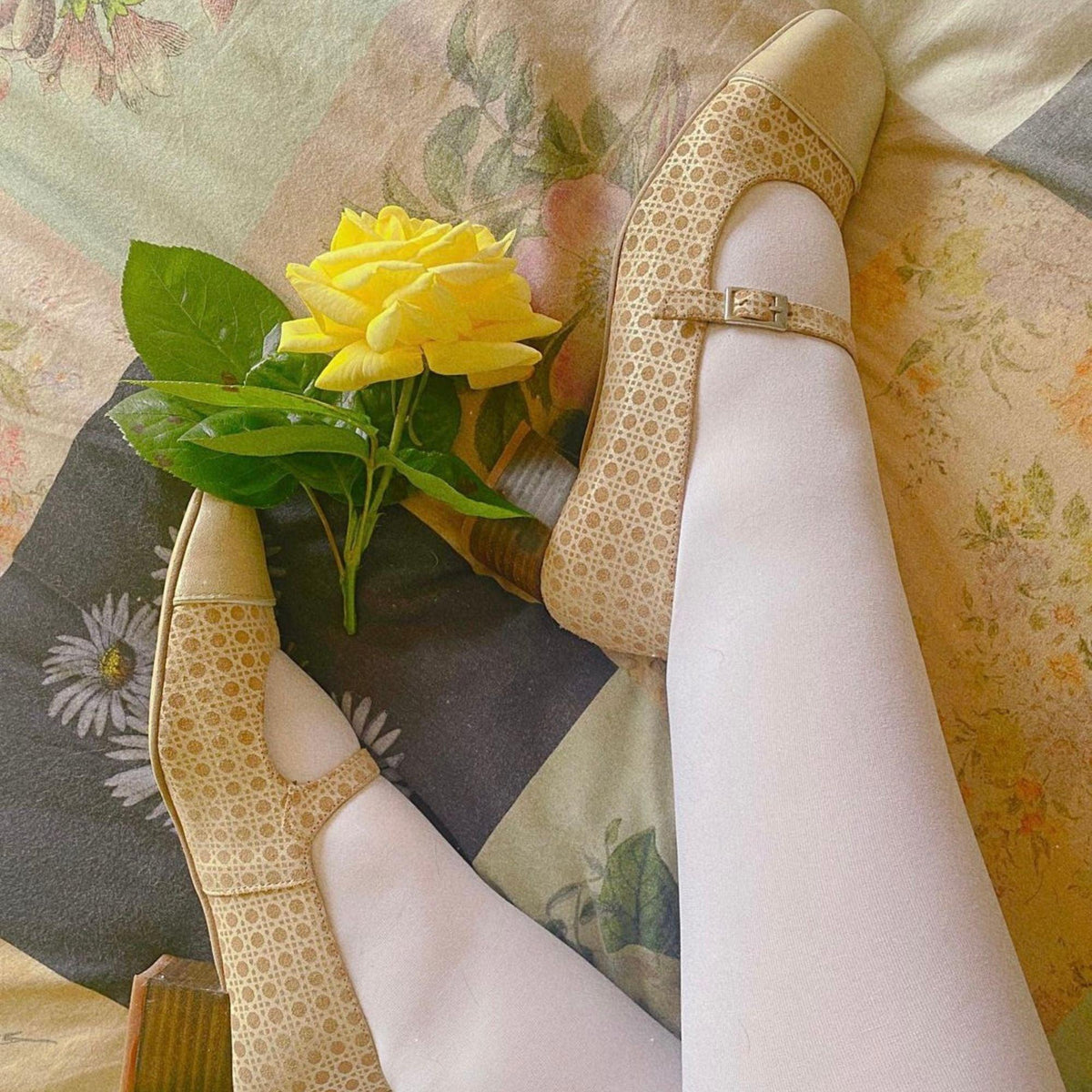 80 Denier Opaque Tights - Snowball