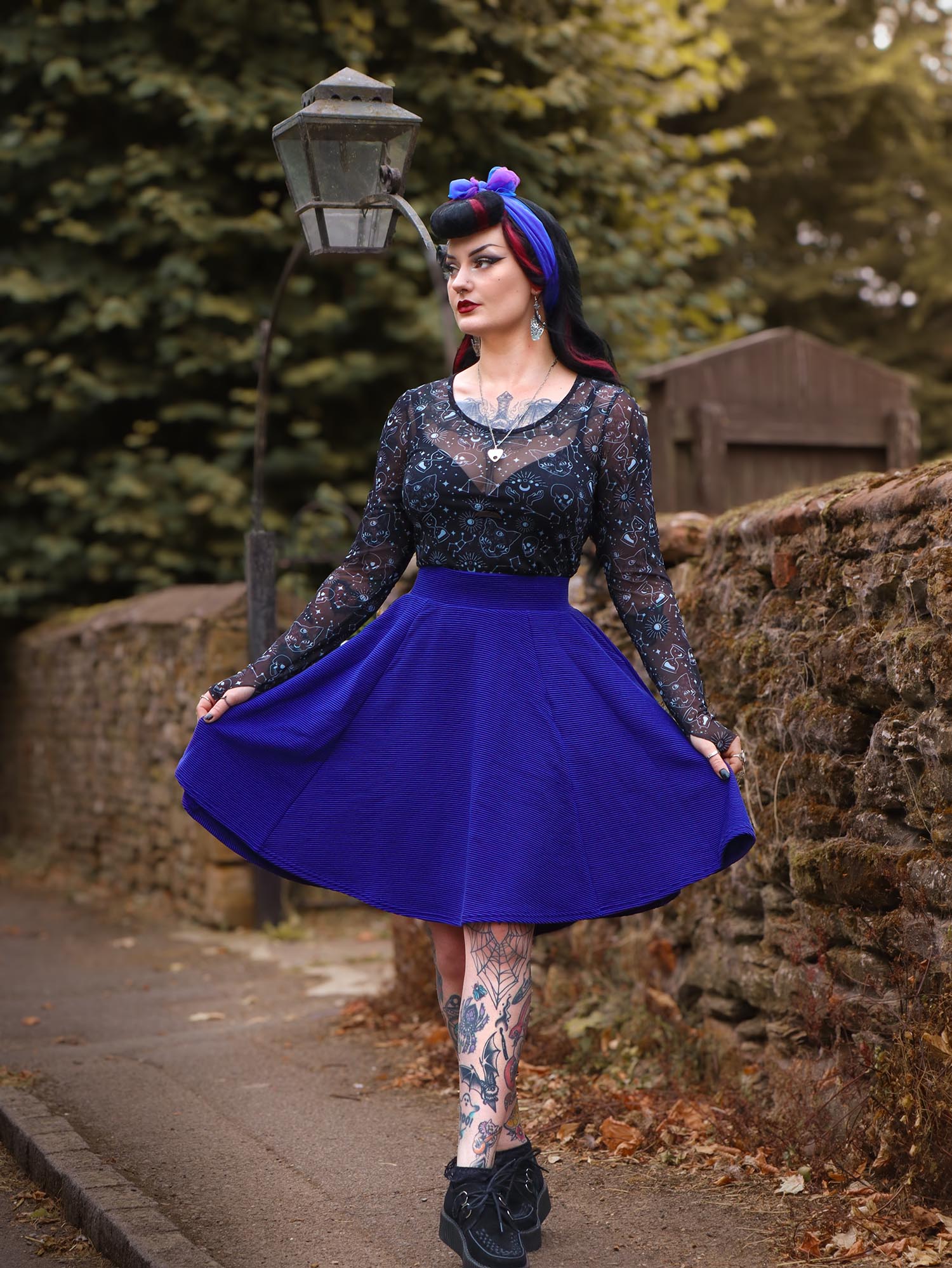 Ottoman Flare Skirt - Aretha - Tights & Clothes In Sizes 4-38 - Snag