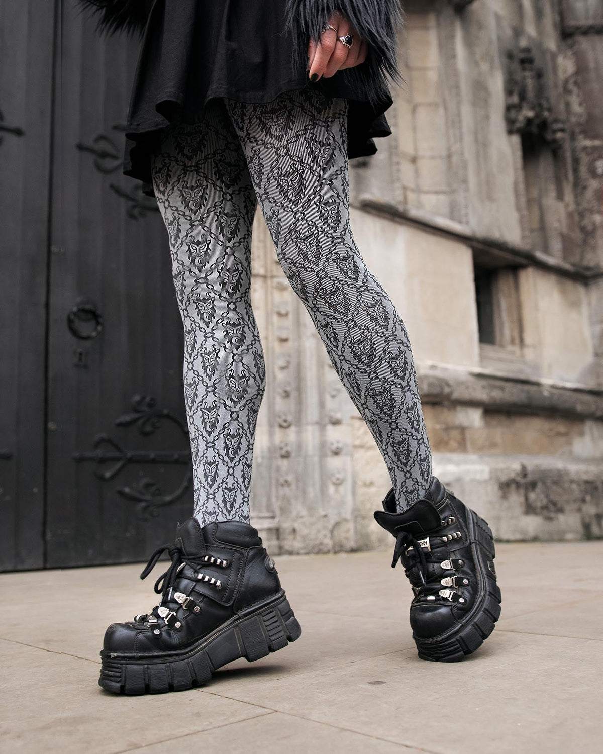 Yule Regret It Tights - Grey