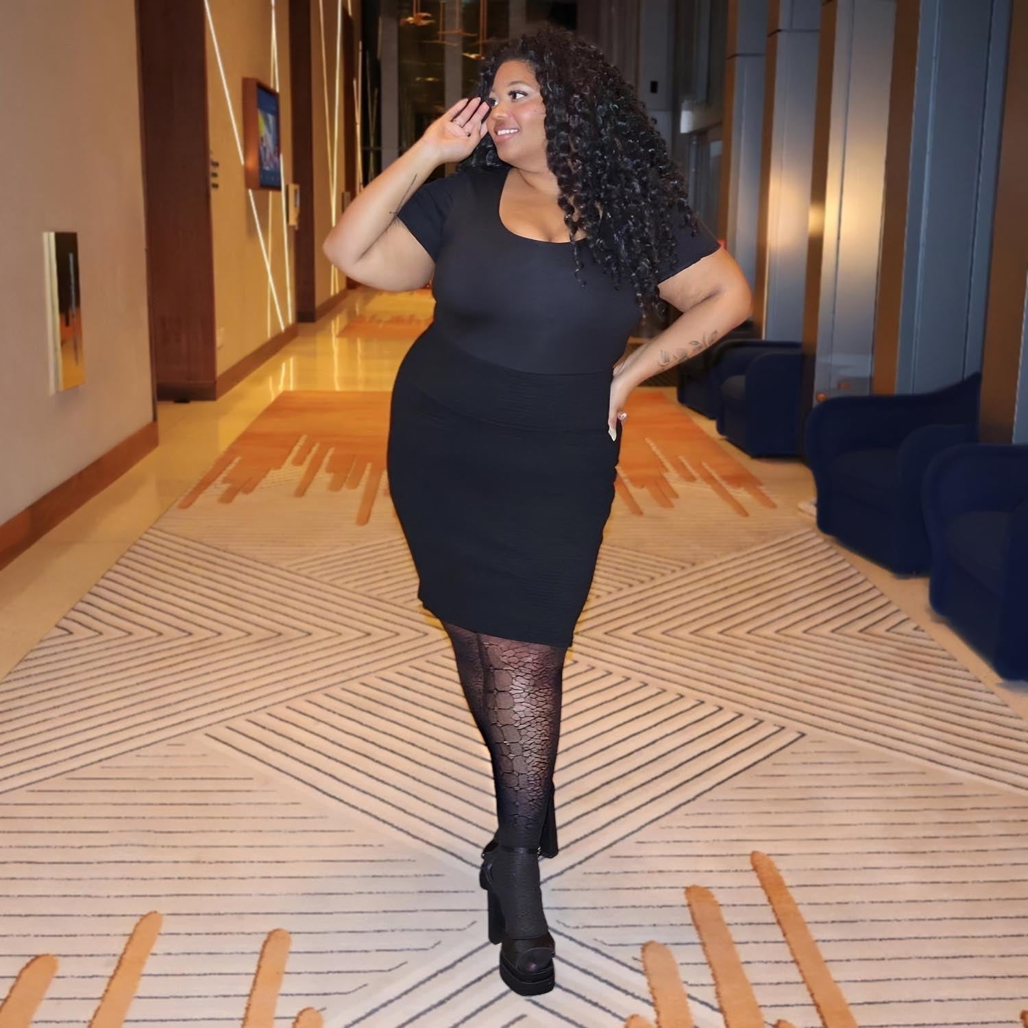 Mini Pencil Skirt Archean Tights Clothes In Sizes 4-38 Snag