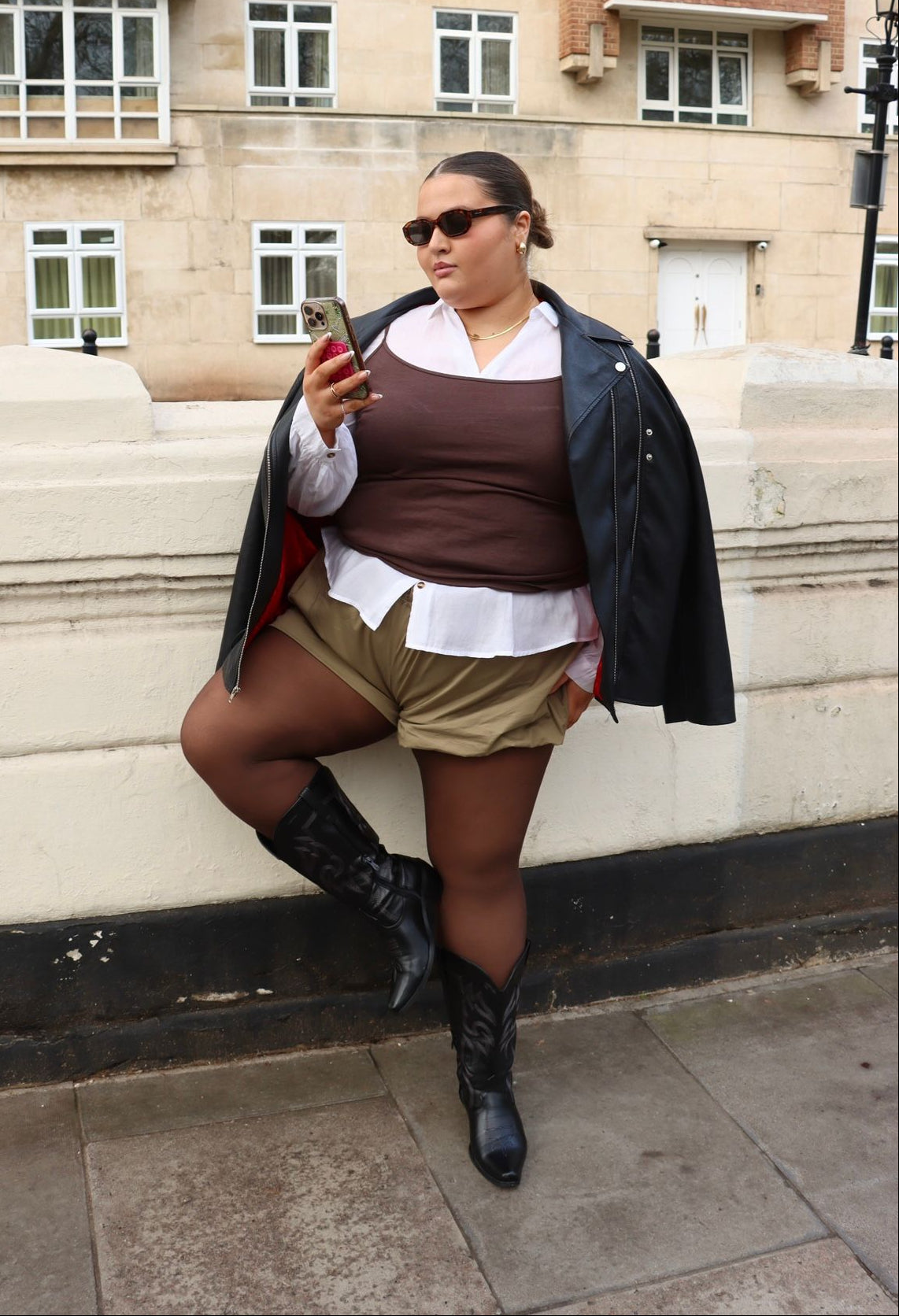 50 Denier Semi-Opaque Tights - Hot Chocolate