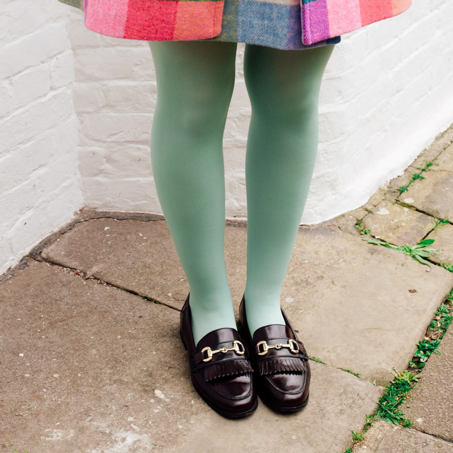 120 Denier Tights - Chalcedony