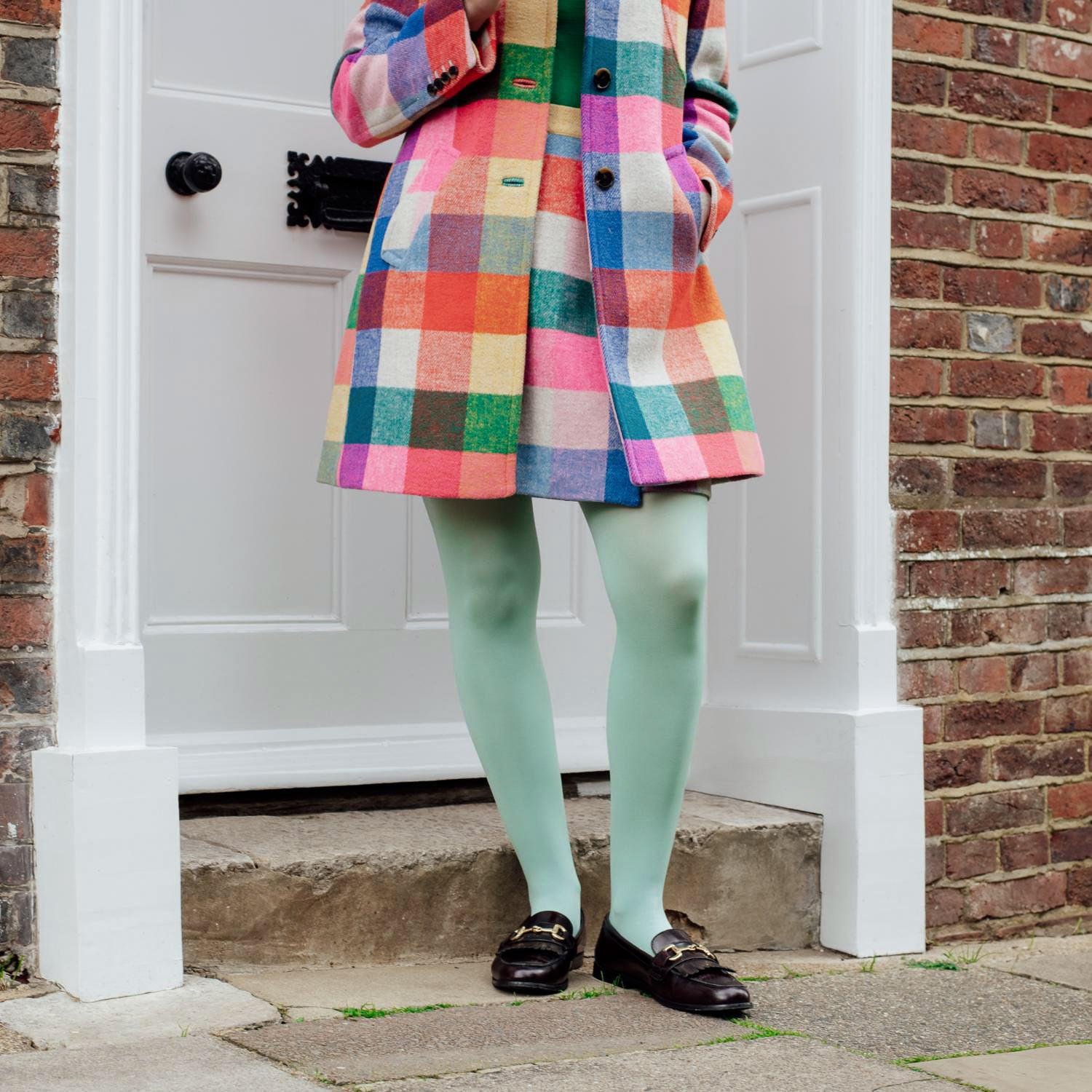 120 Denier Tights - Chalcedony