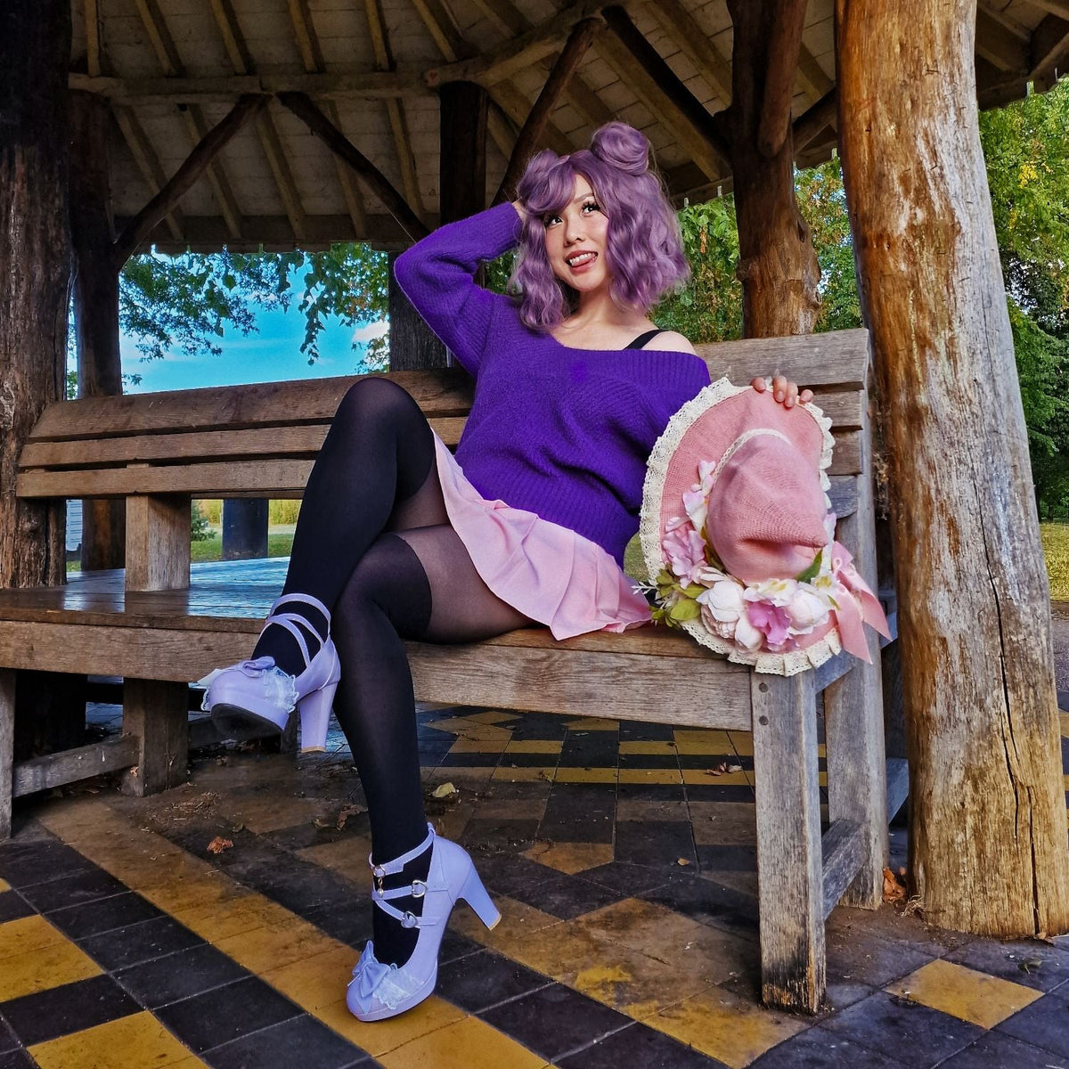 Dark 'n' Stormy Tights - Black