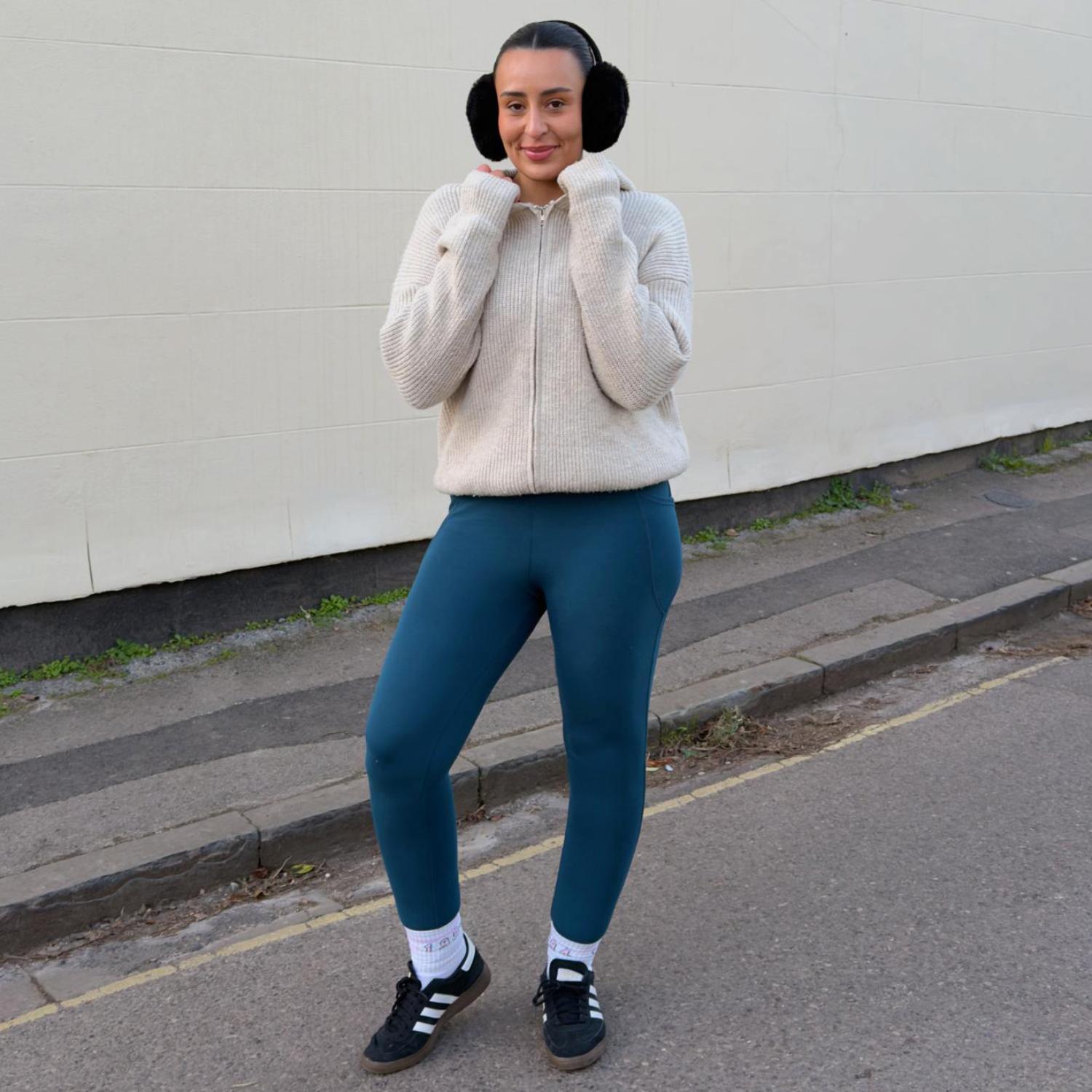 Squat Proof Leggings - Bone China