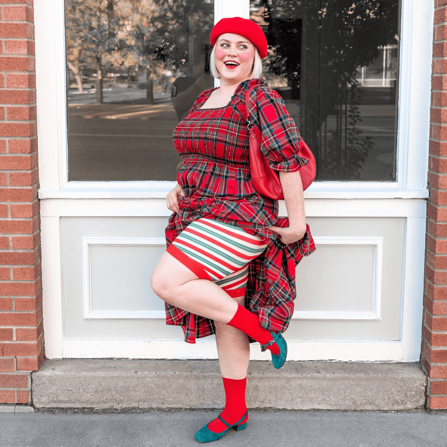 Christmas Chub Rub Shorts - Candied