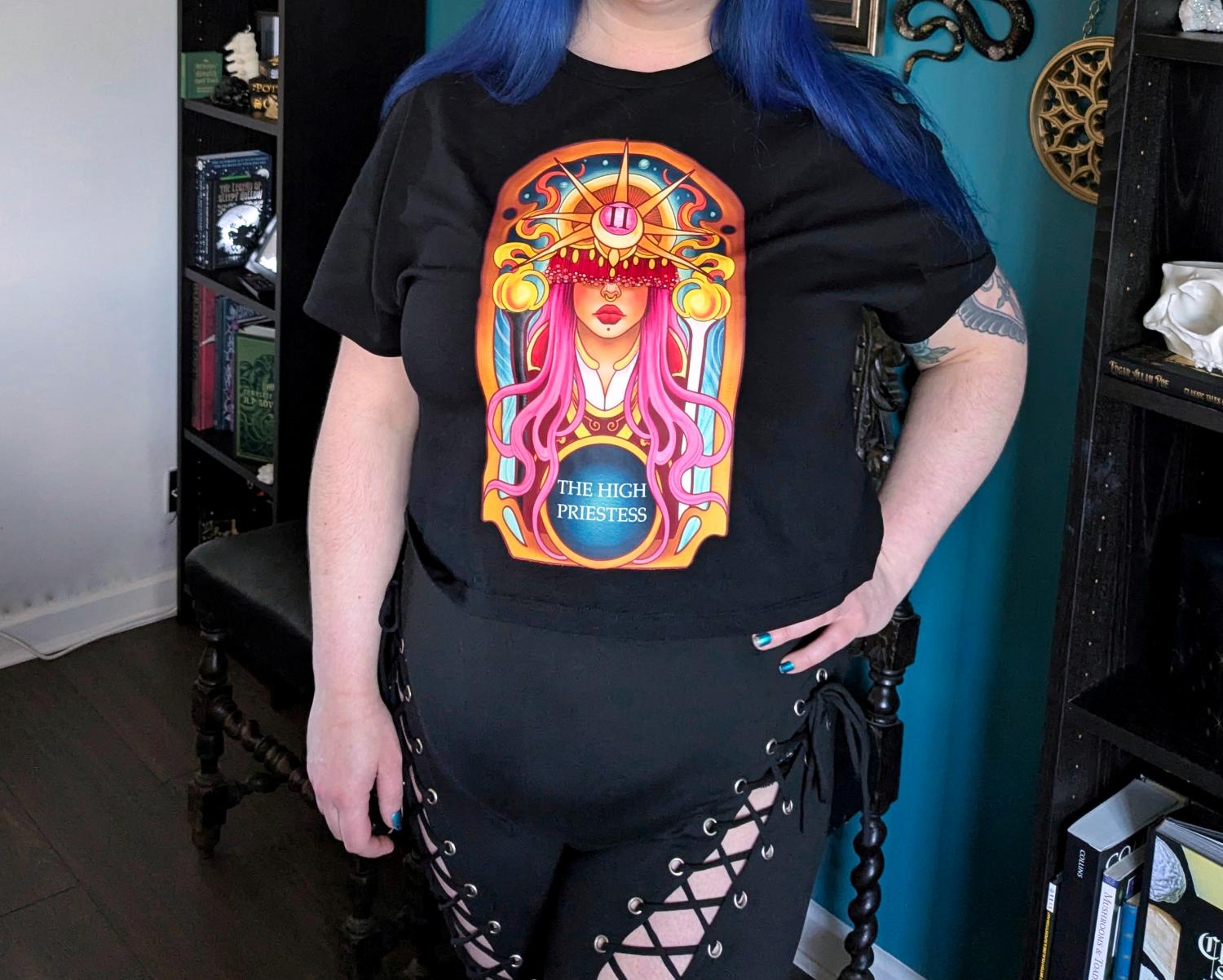 Major Arcana Boxy Tee - II The High Priestess