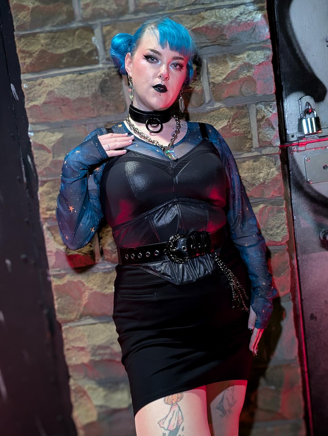 Mini Pencil Skirt - Black (V2)