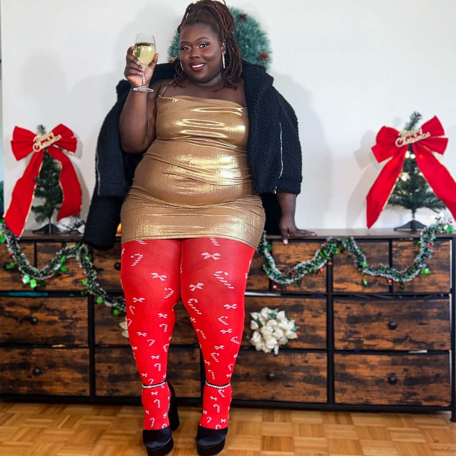 80 Denier Opaque Tights - Bow To Me