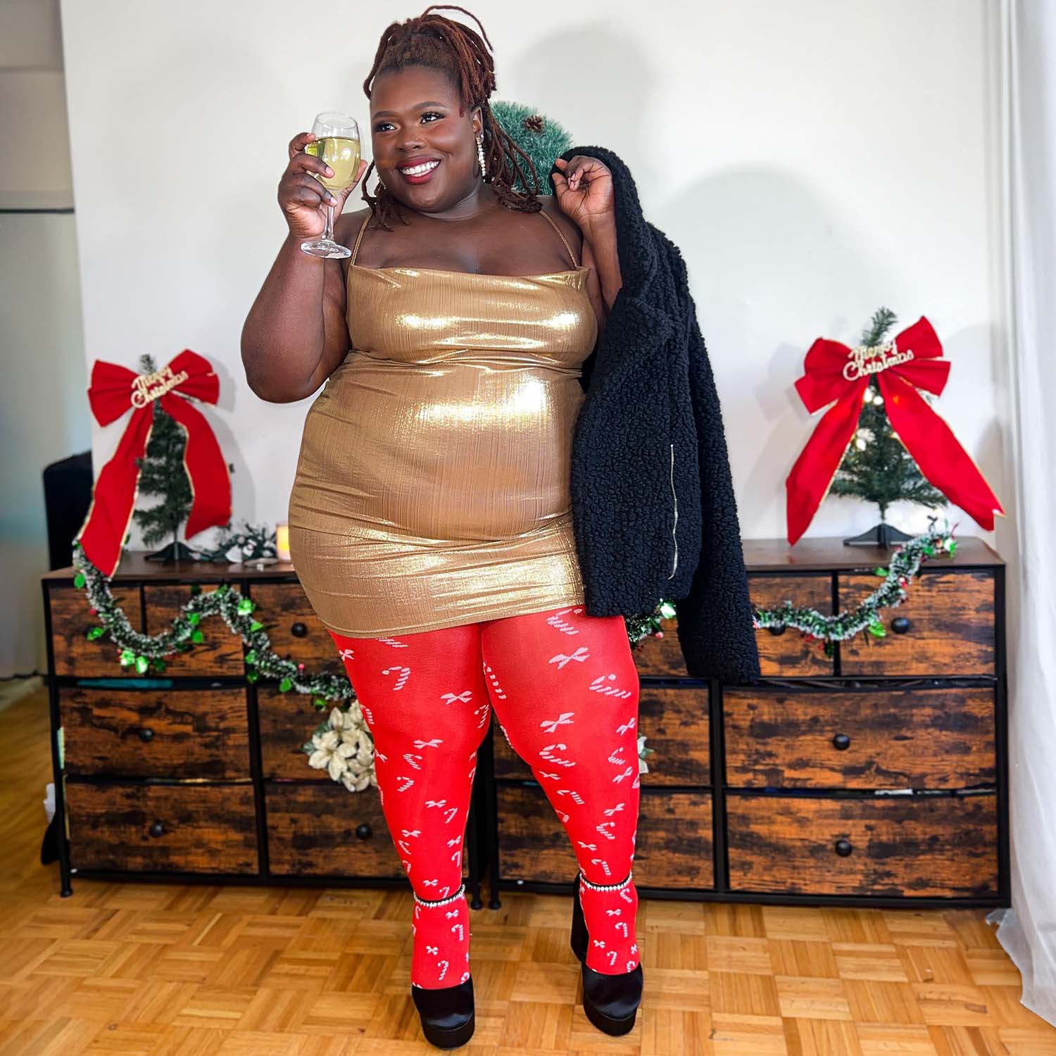 80 Denier Opaque Tights - Bow To Me