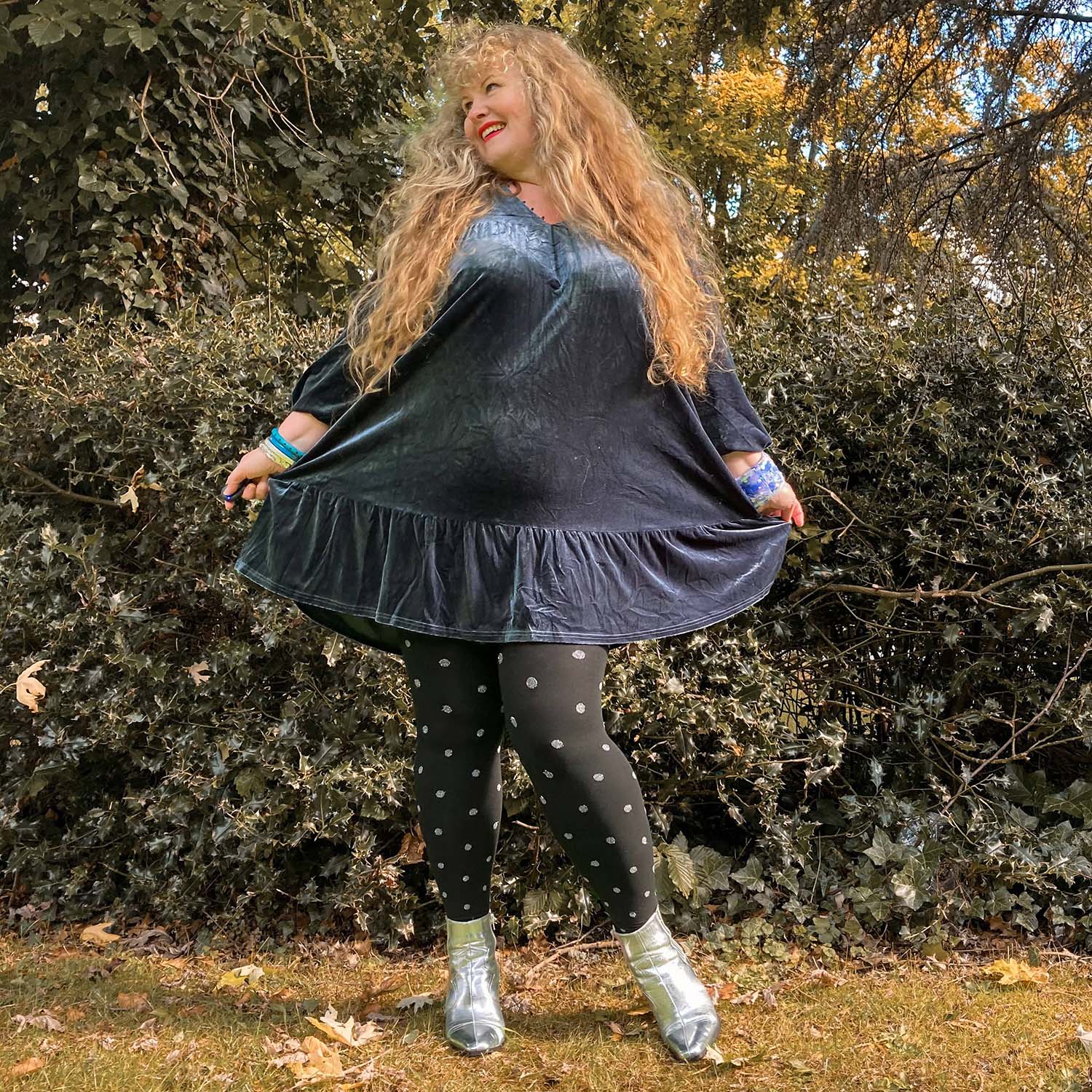 80 Denier Tights - Polka Bear