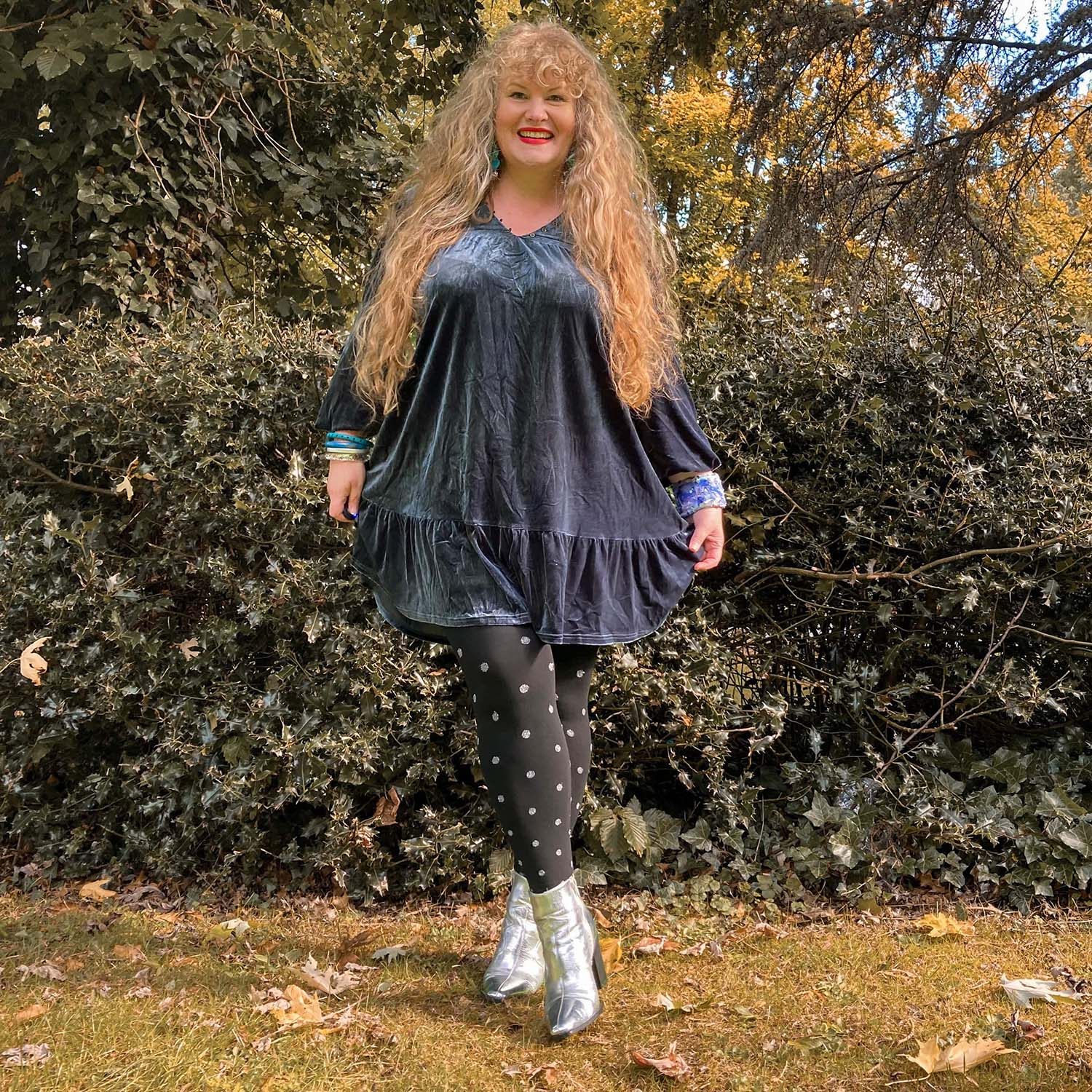 80 Denier Tights - Polka Bear