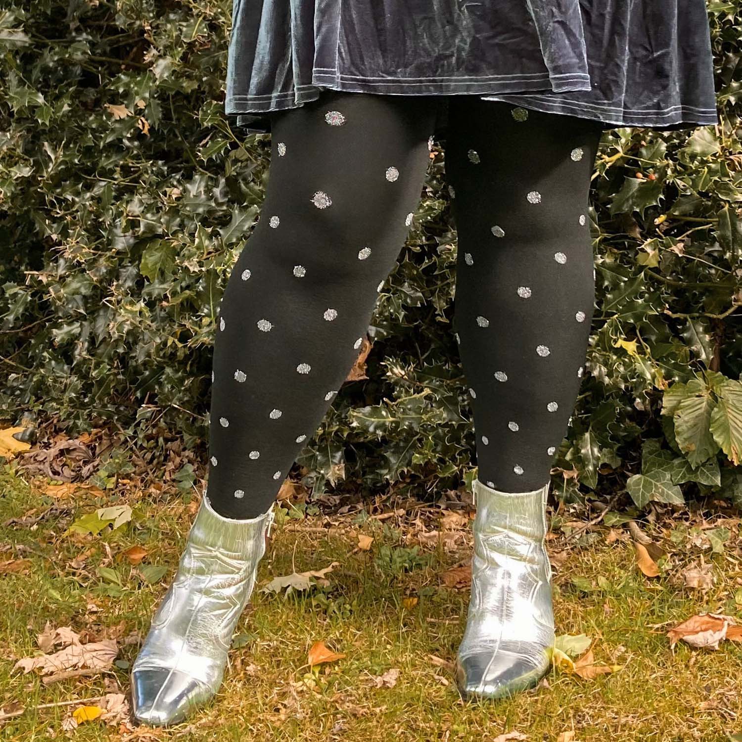 80 Denier Tights - Polka Bear