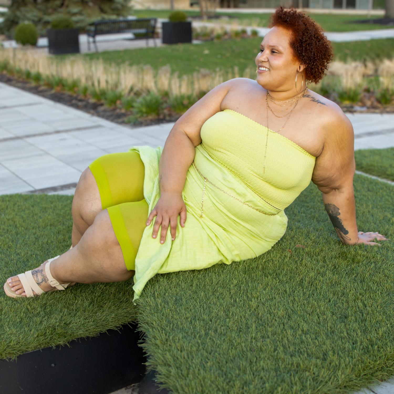 Stay Cool Chub Rub Shorts - Lima Bean Green