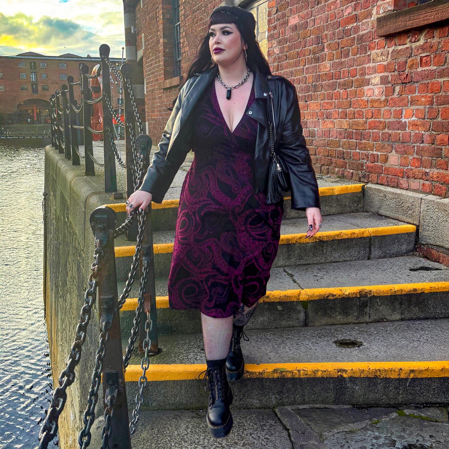 Wrap Dress - Kraken's Embrace