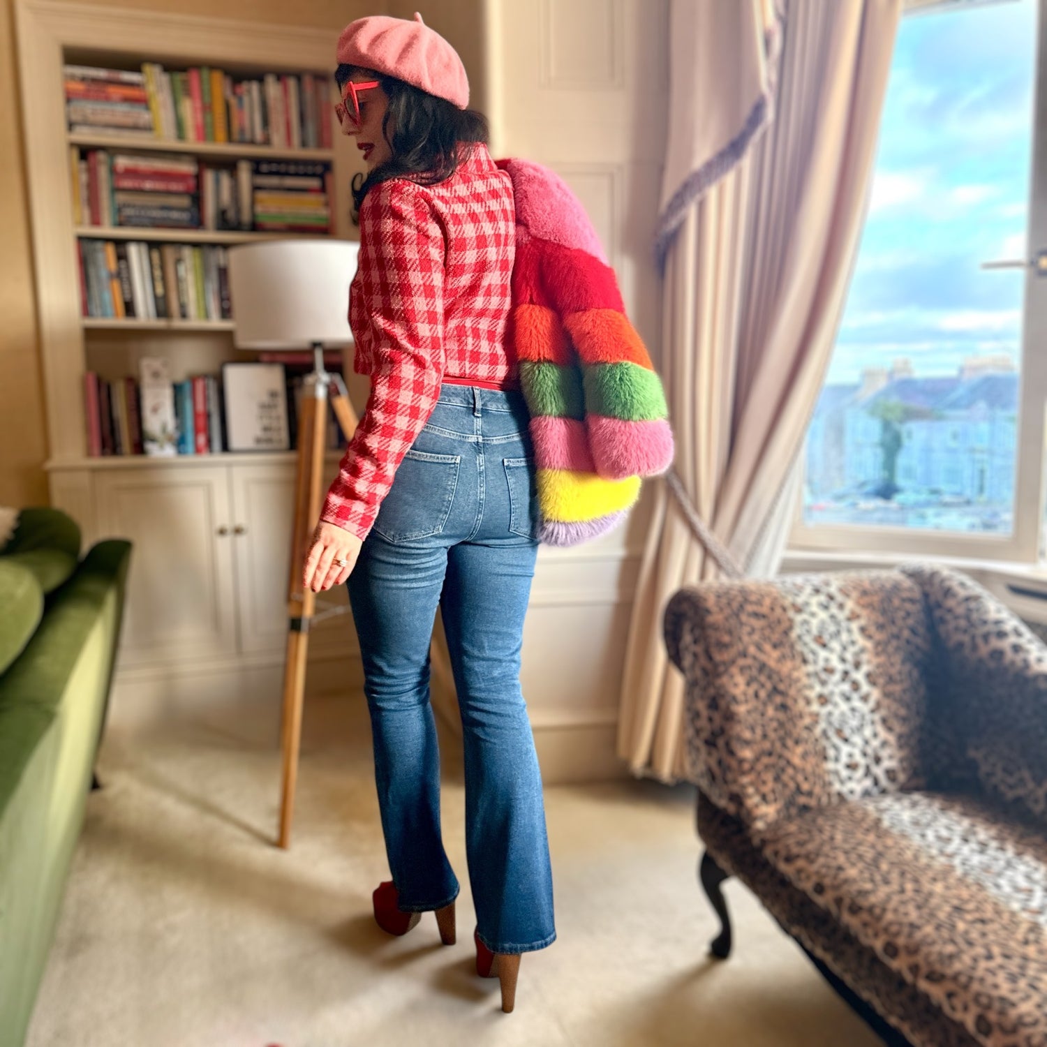 Organic Bootcut Jeans - Atlantic