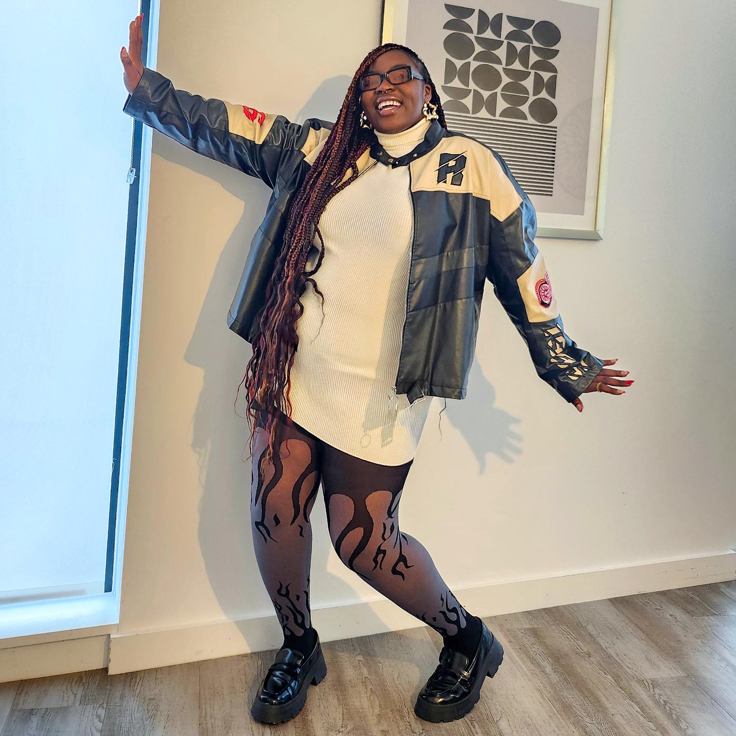 Sheer Tights - Flames