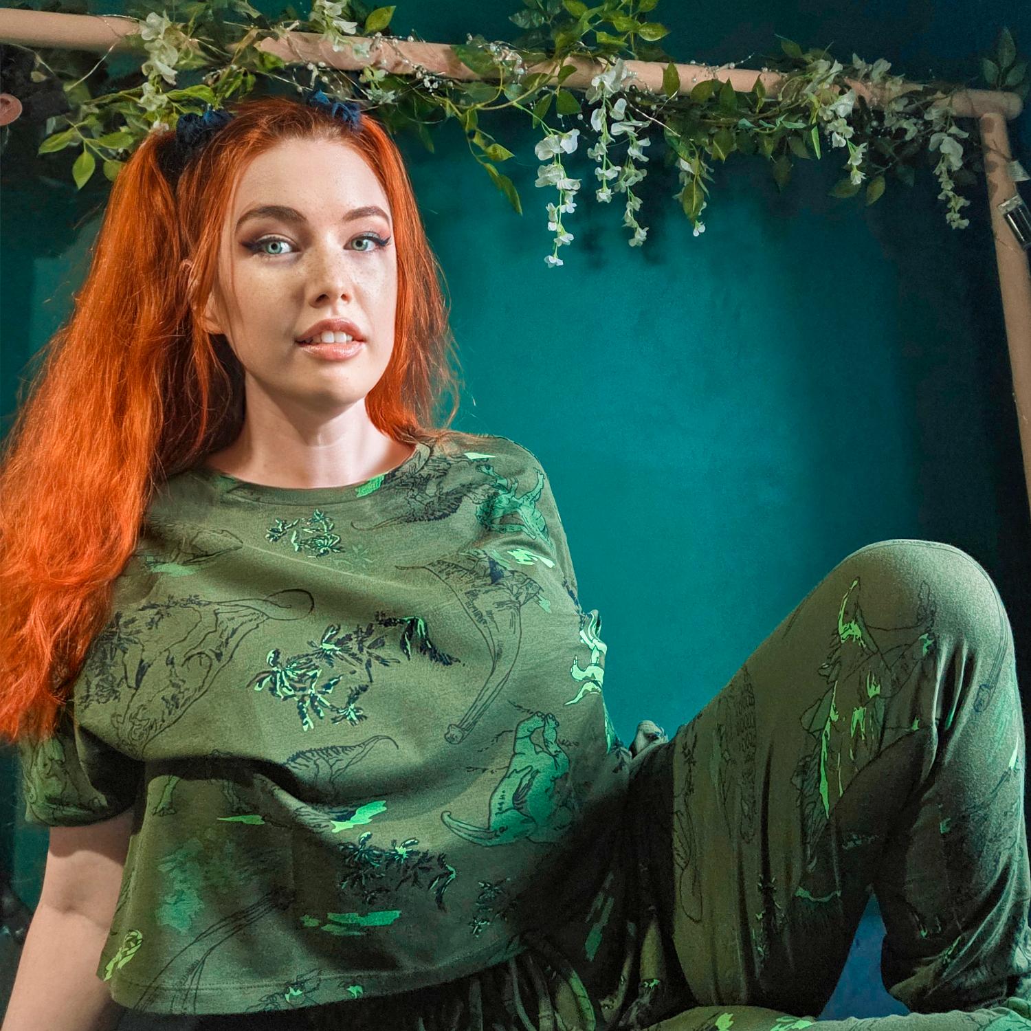 Organic Cotton PJ Bottoms - Dino