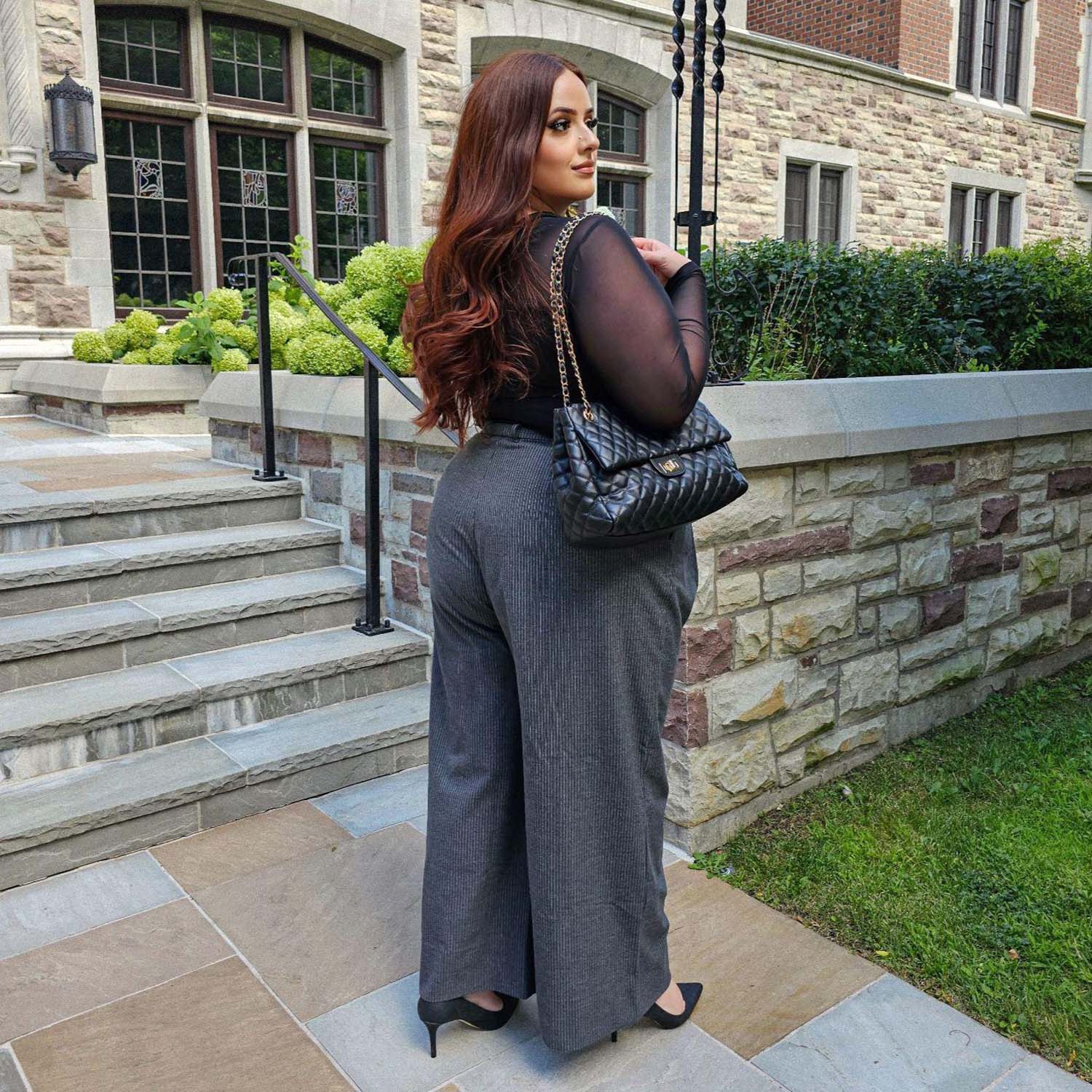 Olivia - Size F2 (Charcoal Trousers)