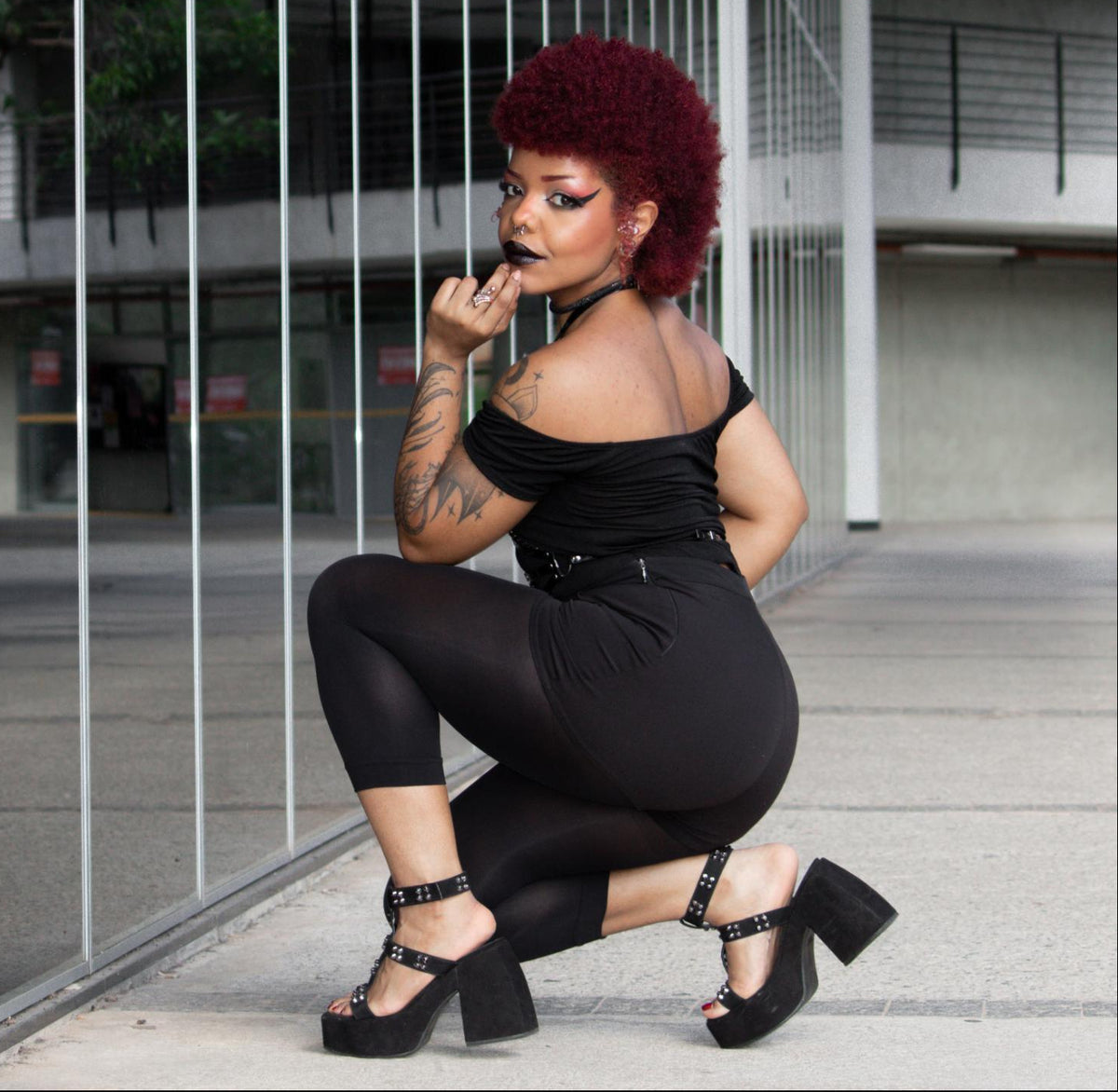 Stay Cool Capri Tights - Black