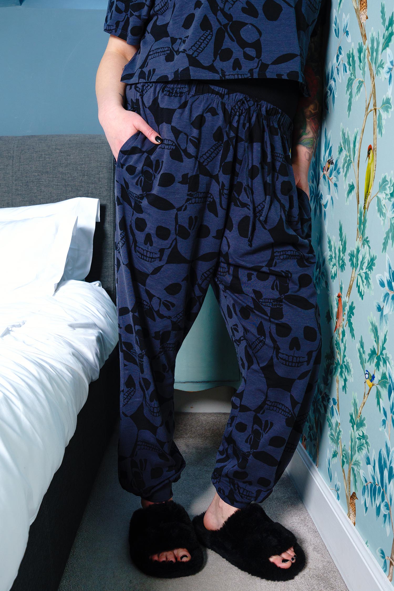 Organic Cotton PJ Bottoms - Catacomb