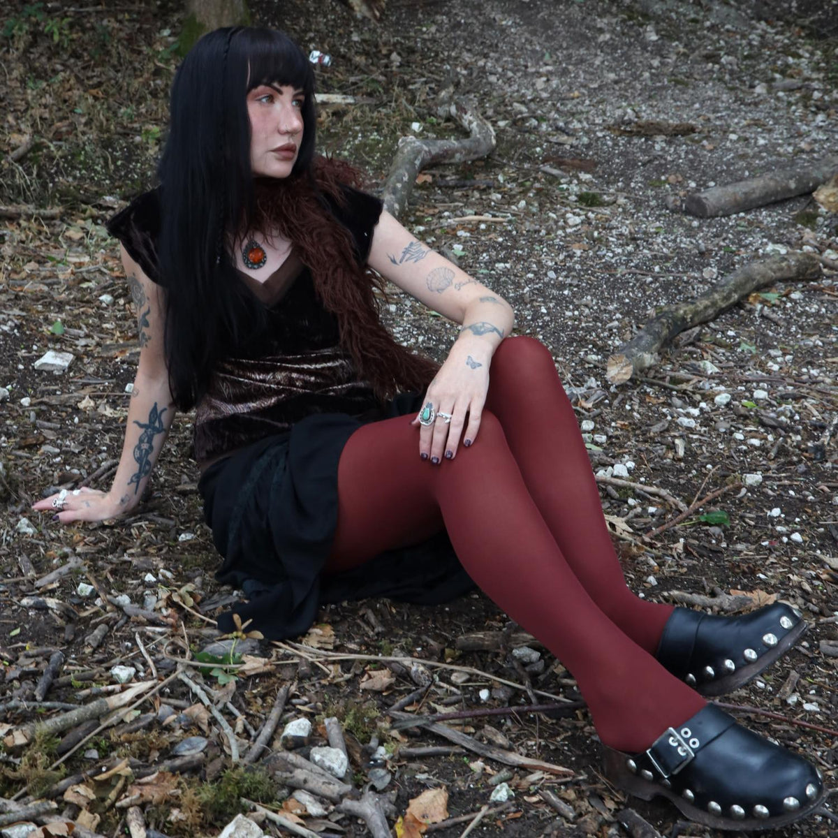 50 Denier Tights - Roast
