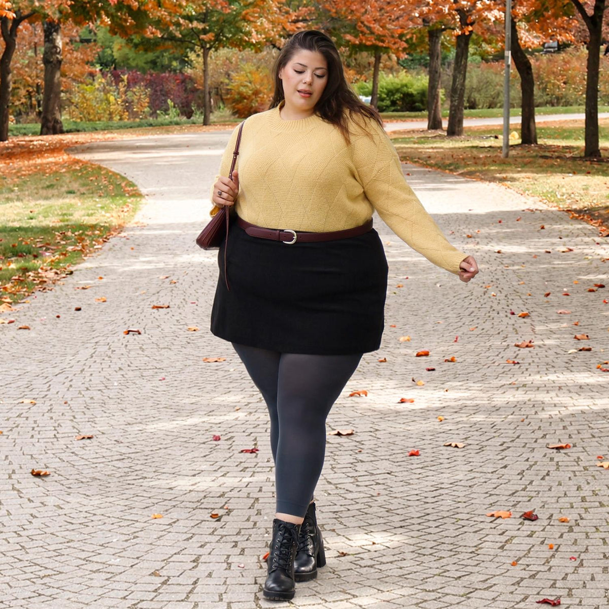 Footless Tights - Slate