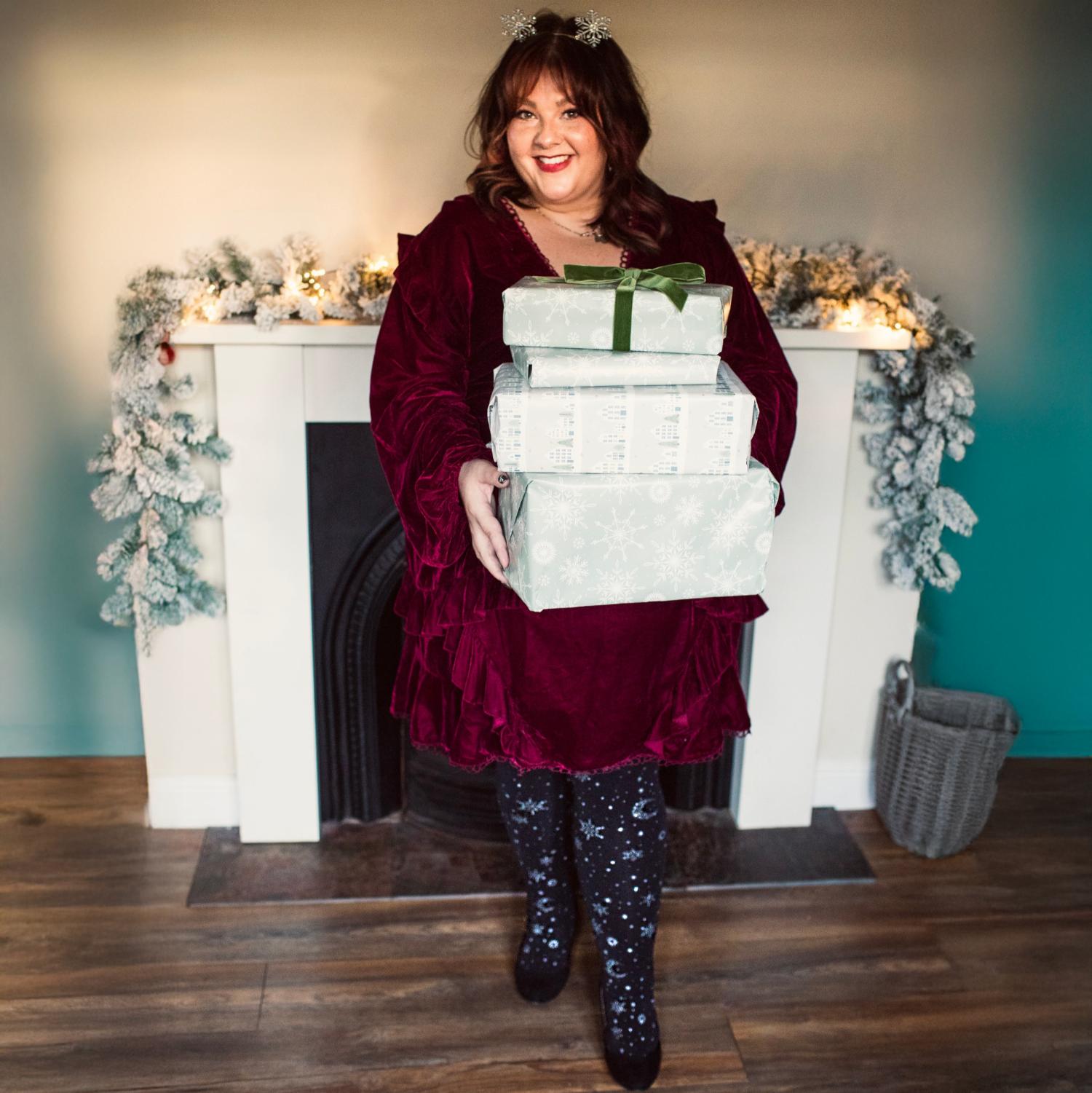 80 Denier Opaque Tights - Winter Solstice