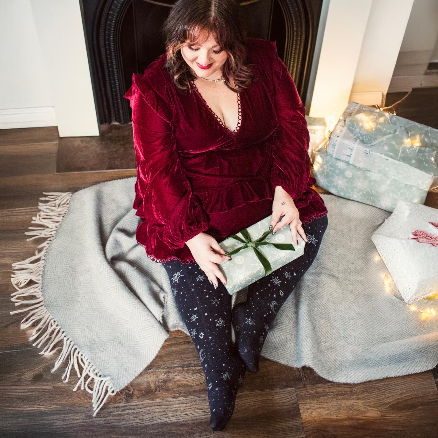 80 Denier Opaque Tights - Winter Solstice