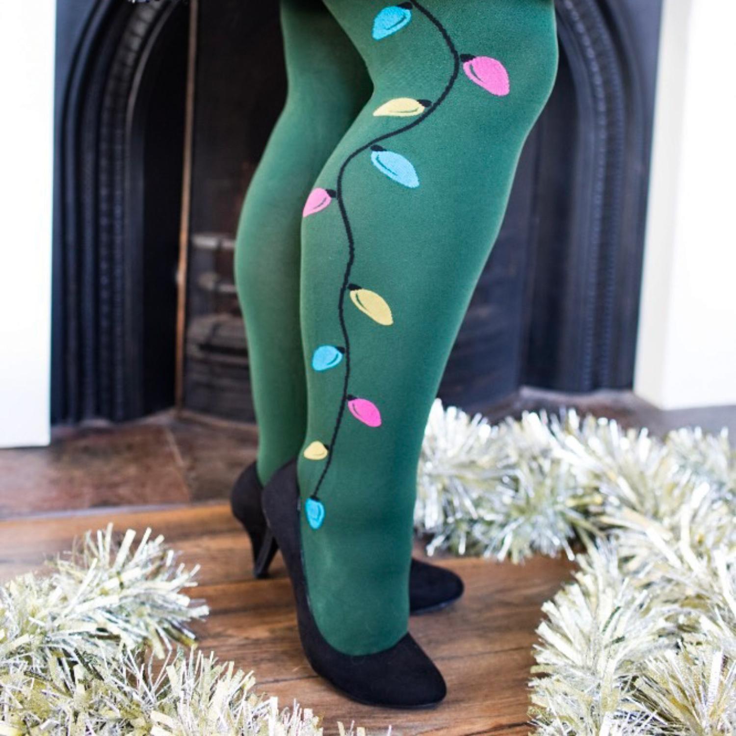 80 Denier Opaque Tights - Fairy Lights