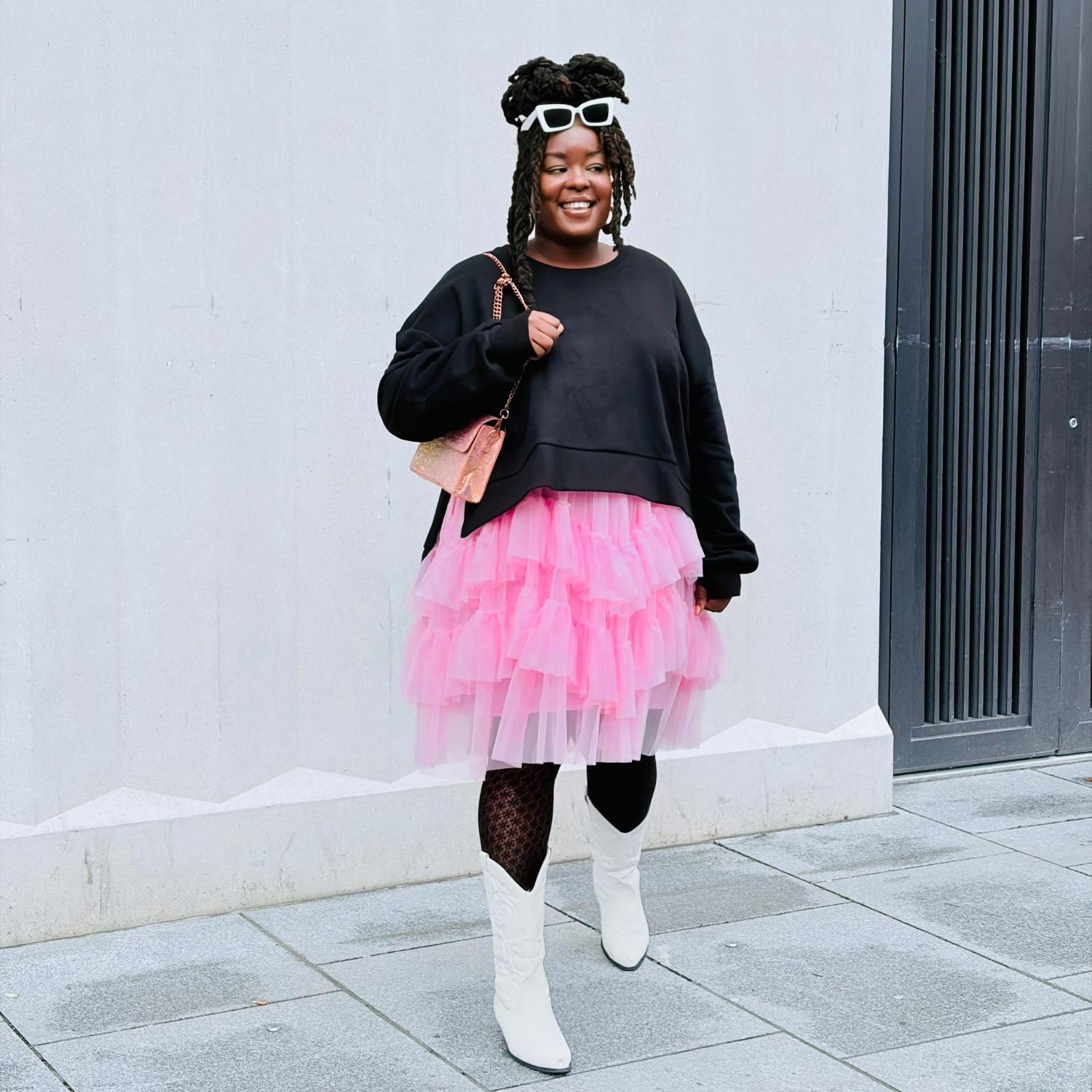 Mini Mesh Skirt - Flushing Pink - Tights & Clothes In Sizes 4-38