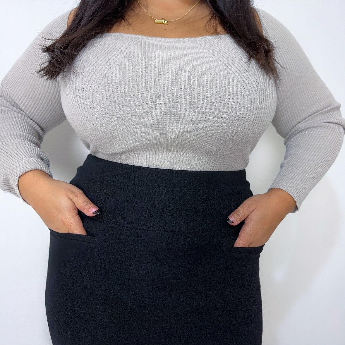 Mini Pencil Skirt - Black (V2)
