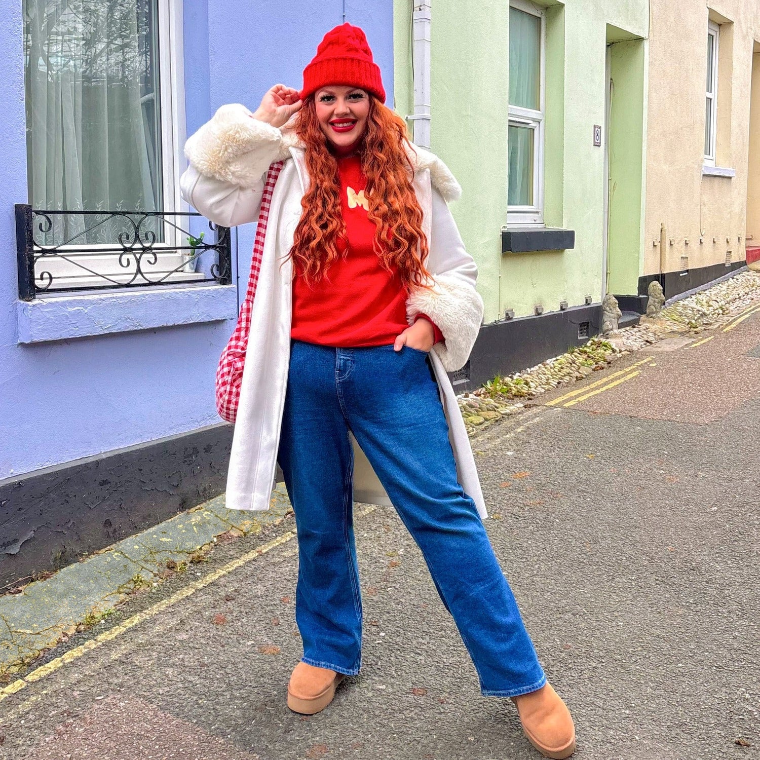 Organic Wide Leg Jeans - Atlantic