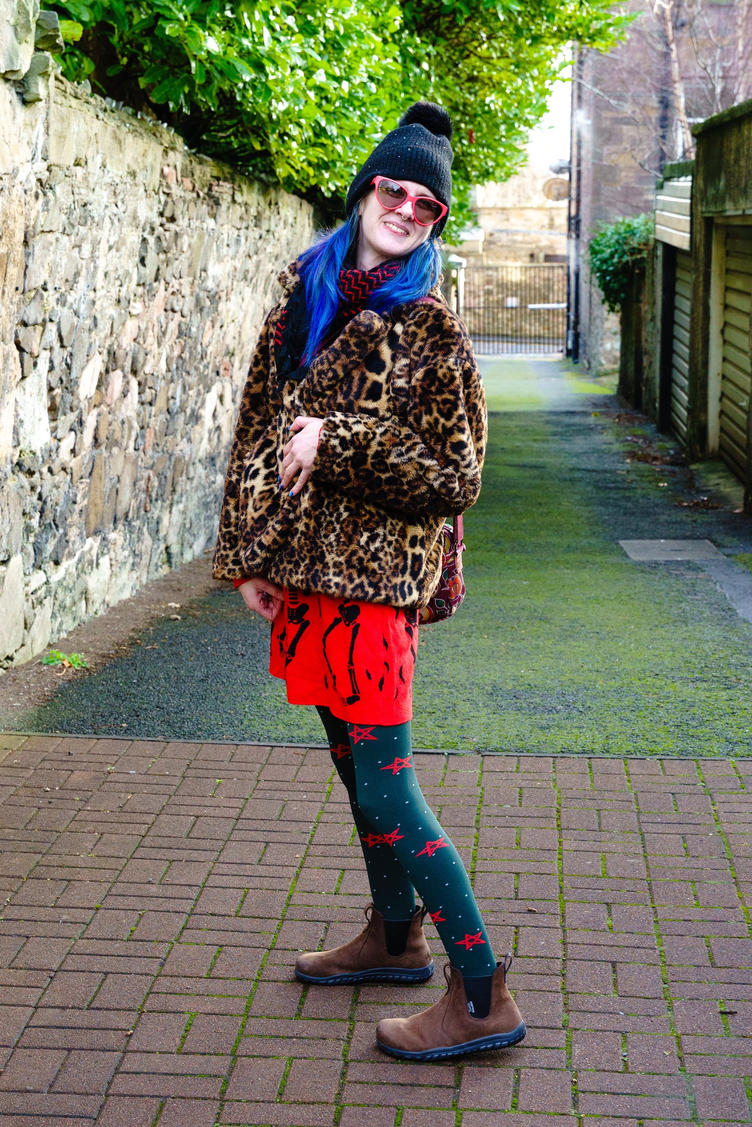 80 Denier Opaque Tights - Woodland Magick