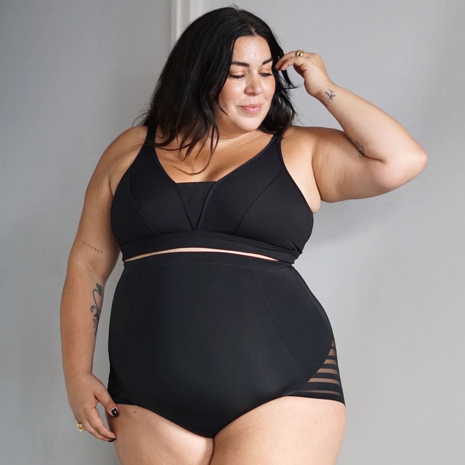 Everyday Ribbed Bra - Black