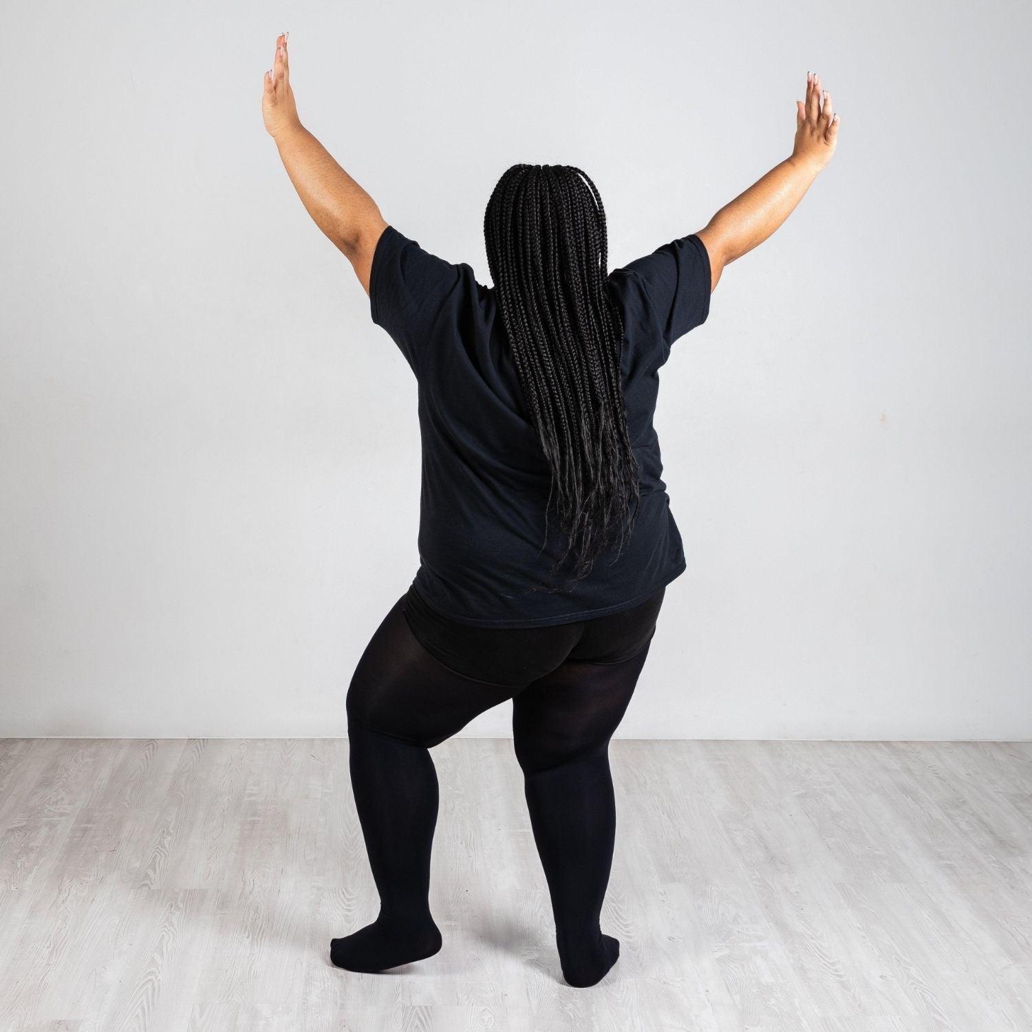 Convertible Dance Tights - Black - Snag