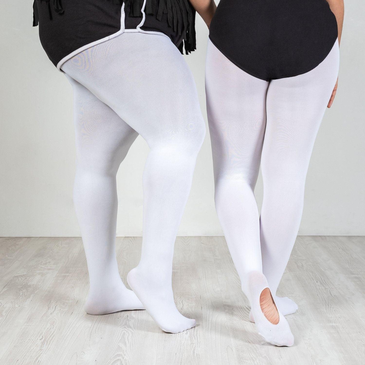 Convertible Dance Tights - White - Snag
