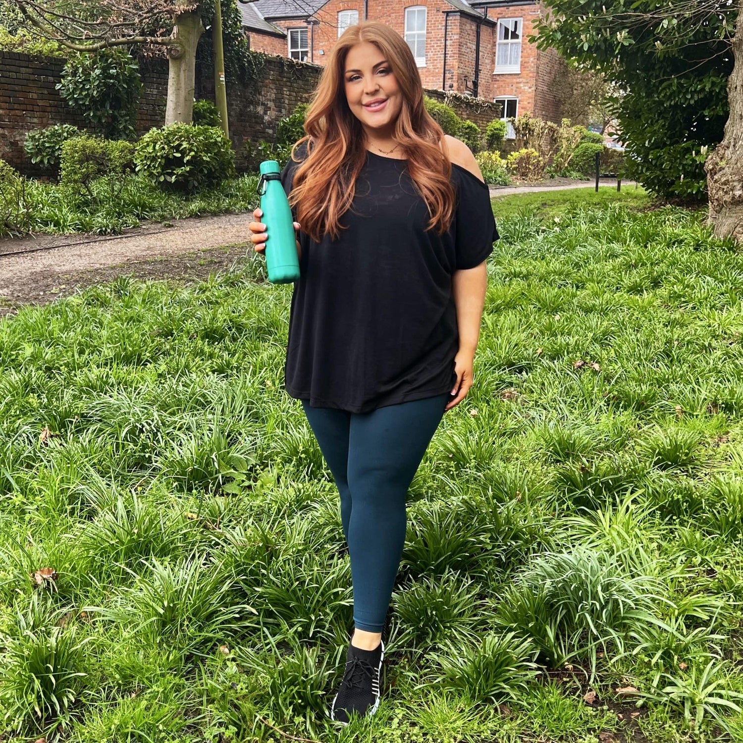 Debbie Off Shoulder Tee - Black - Snag