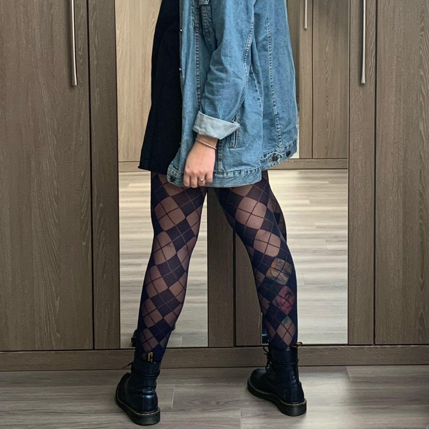 Diamond Tights - Navy - Snag