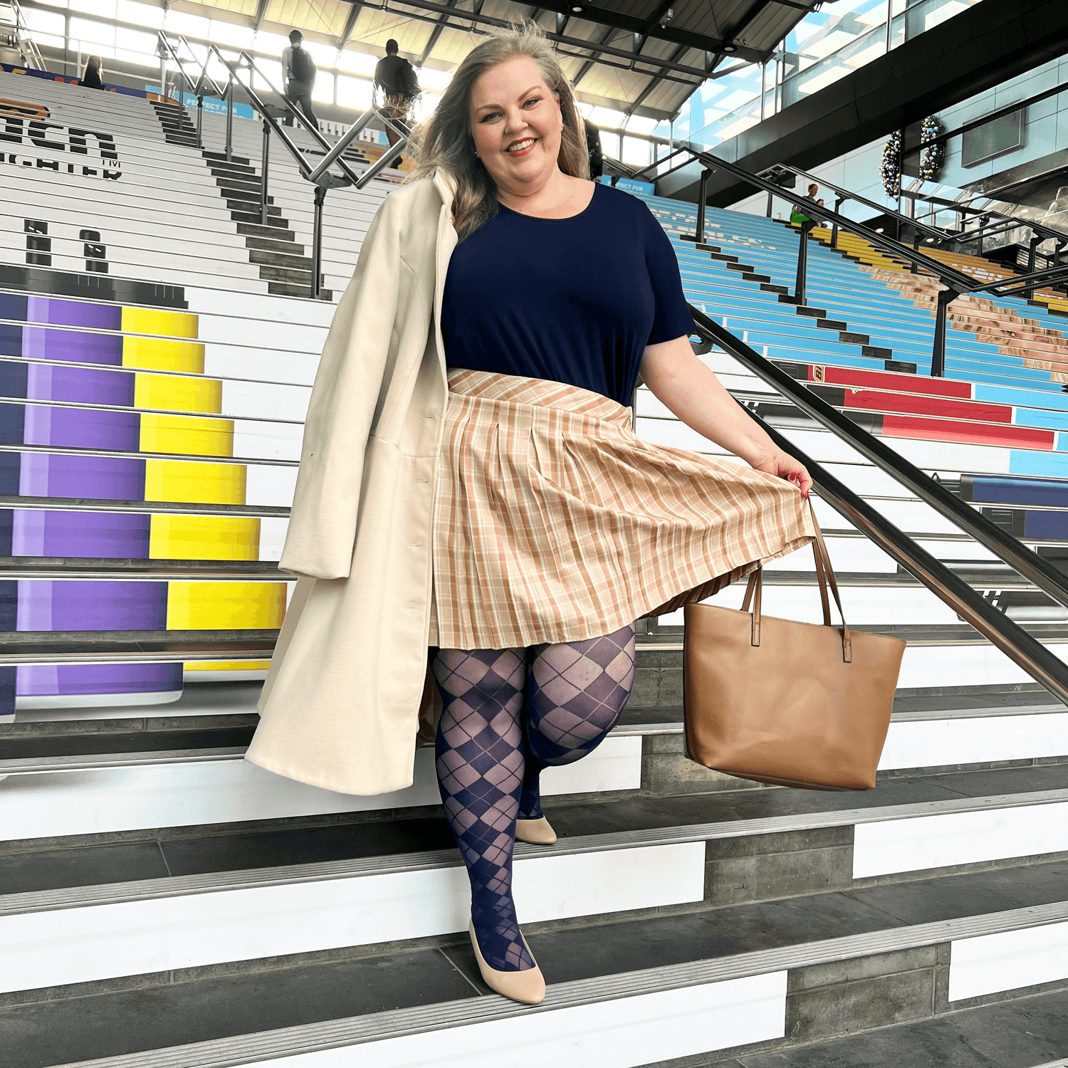 Diamond Tights - Navy - Snag