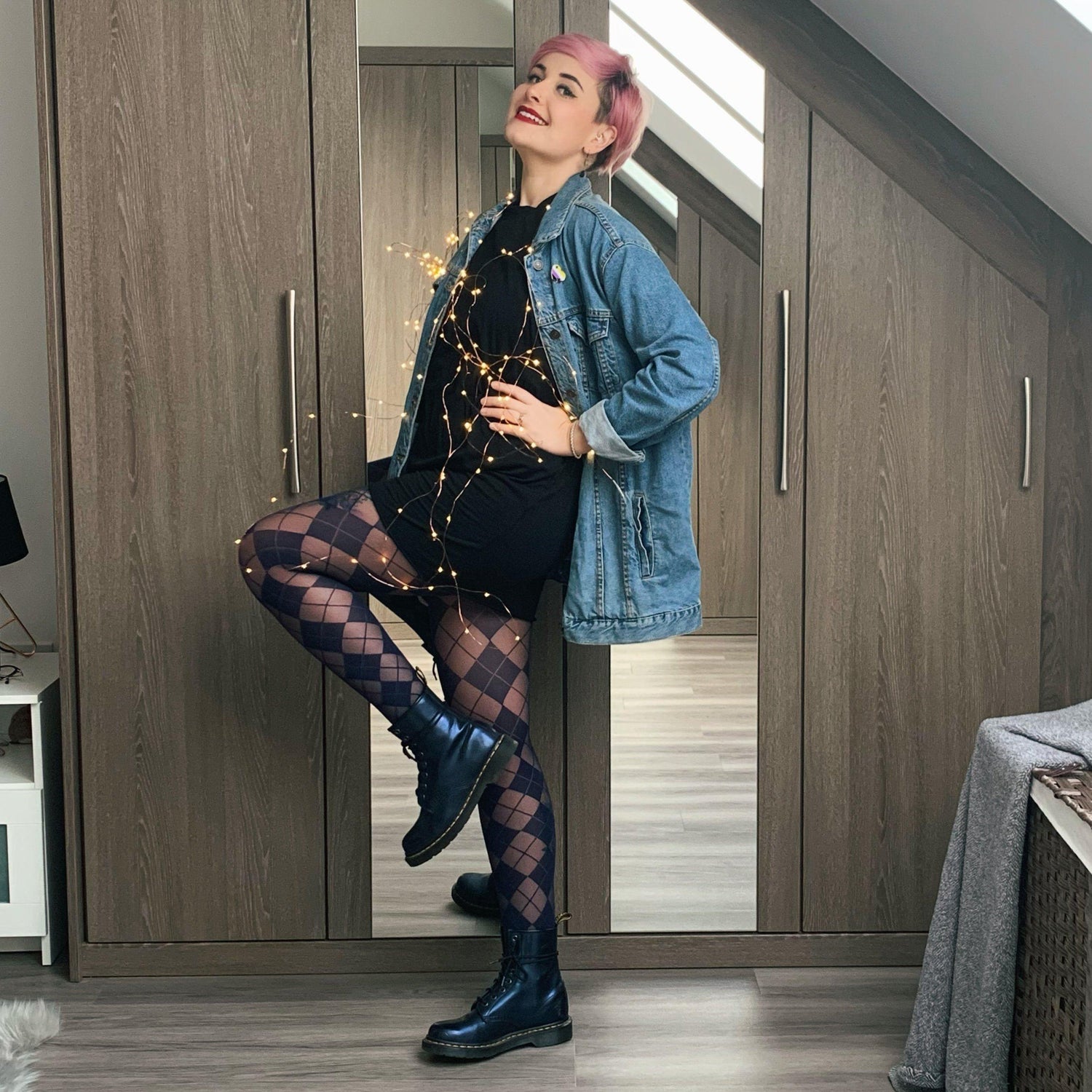 Diamond Tights - Navy - Snag