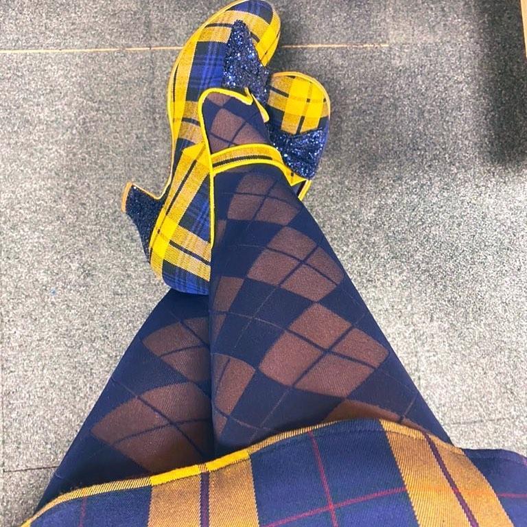 Diamond Tights - Navy - Snag